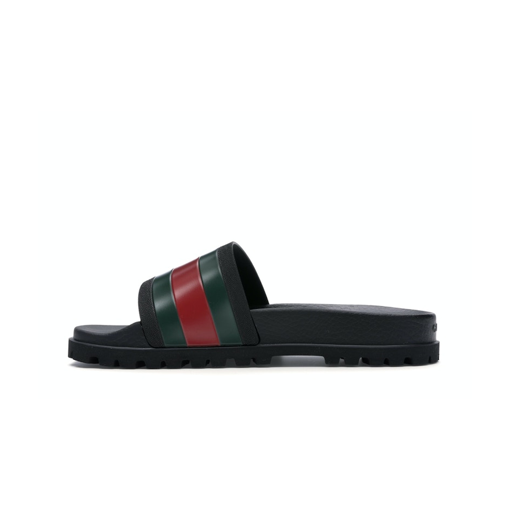 Gucci Web Slide Sandal Black