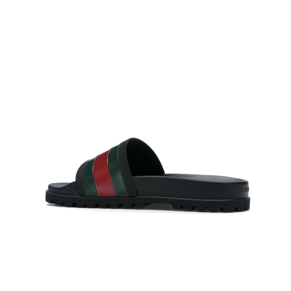 Gucci Web Slide Sandal Black