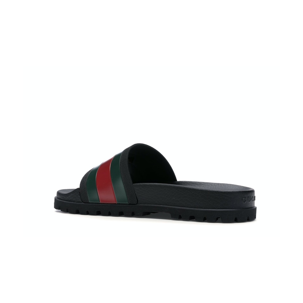 Gucci Web Slide Sandal Black