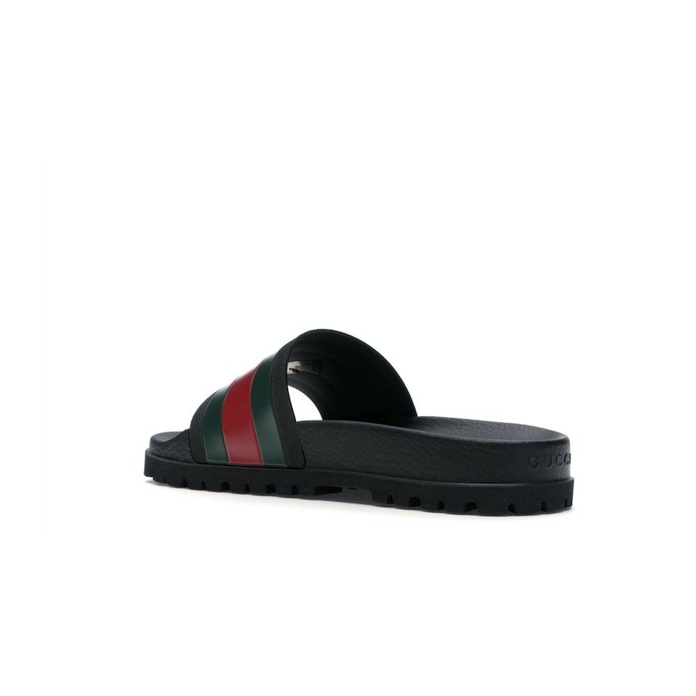 Gucci Web Slide Sandal Black