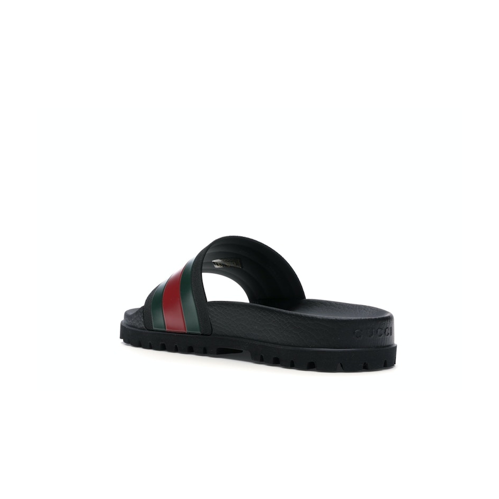 Gucci Web Slide Sandal Black