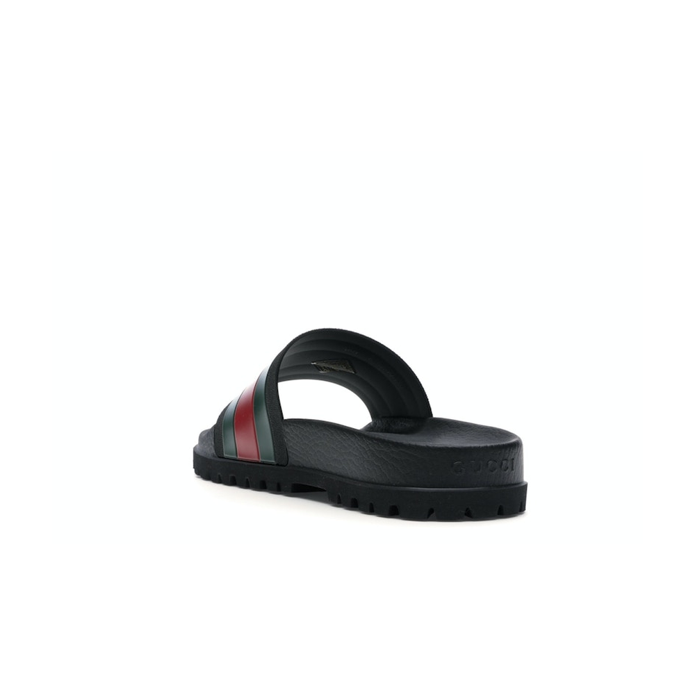 Gucci Web Slide Sandal Black