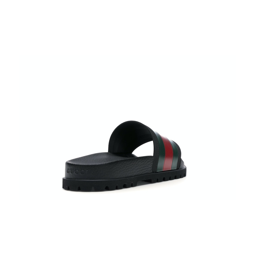 Gucci Web Slide Sandal Black