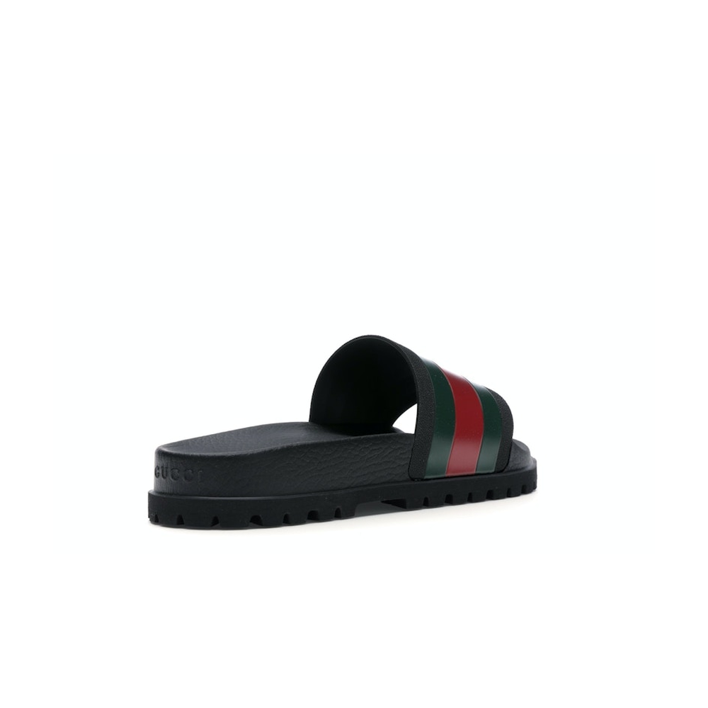 Gucci Web Slide Sandal Black