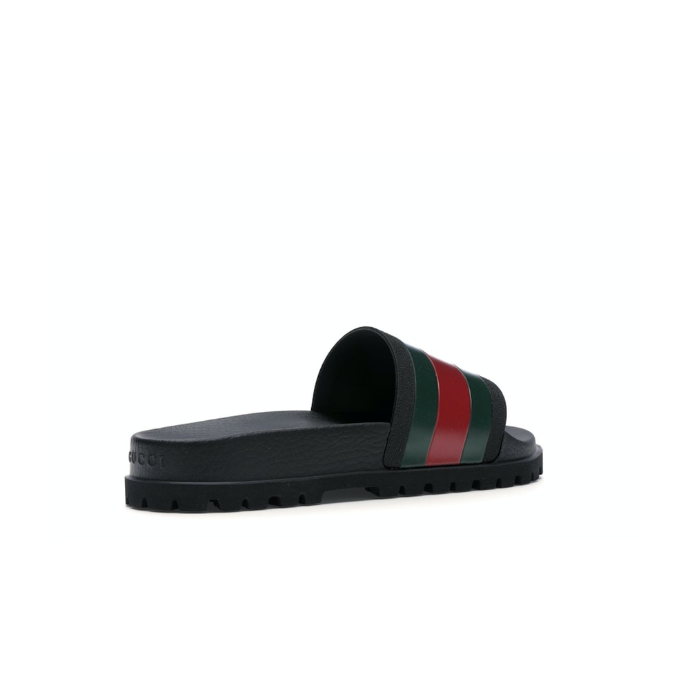 Gucci Web Slide Sandal Black