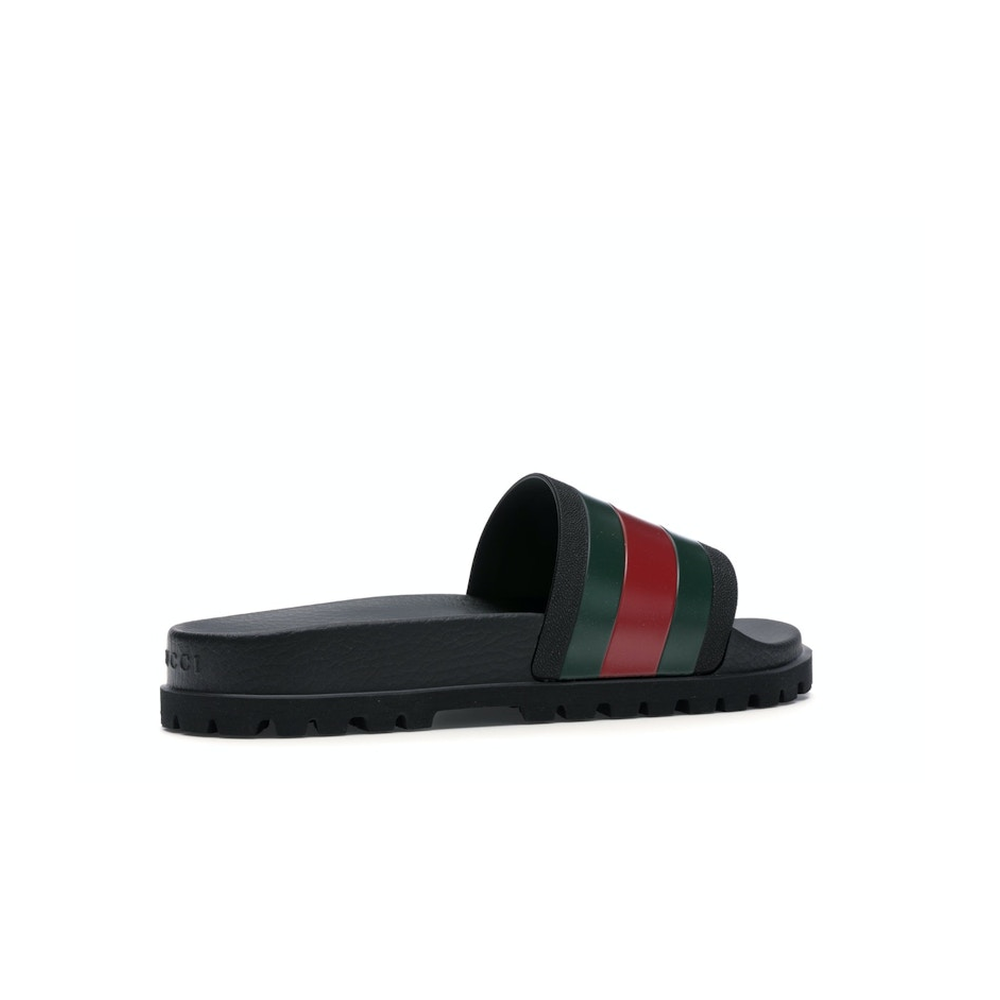 Gucci Web Slide Sandal Black