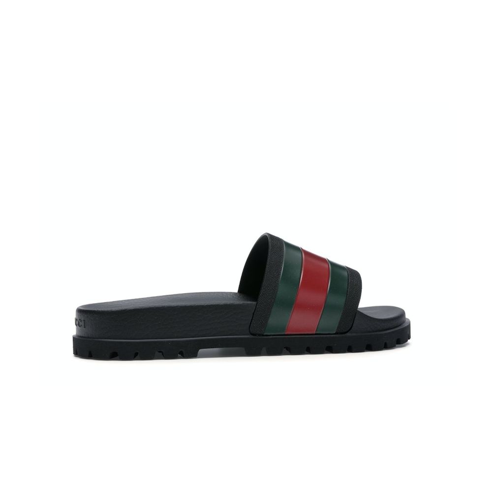 Gucci Web Slide Sandal Black