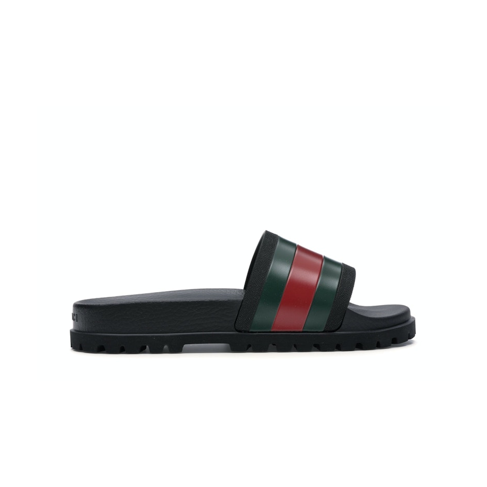 Gucci Web Slide Sandal Black