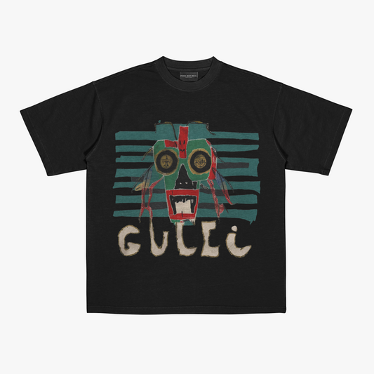 FakeButReal Fucci Basquiat Oversize Black T-Shirt