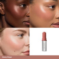 Haus Labs Color Fuse Glassy Blush Balm Stick - Glassy Ginger