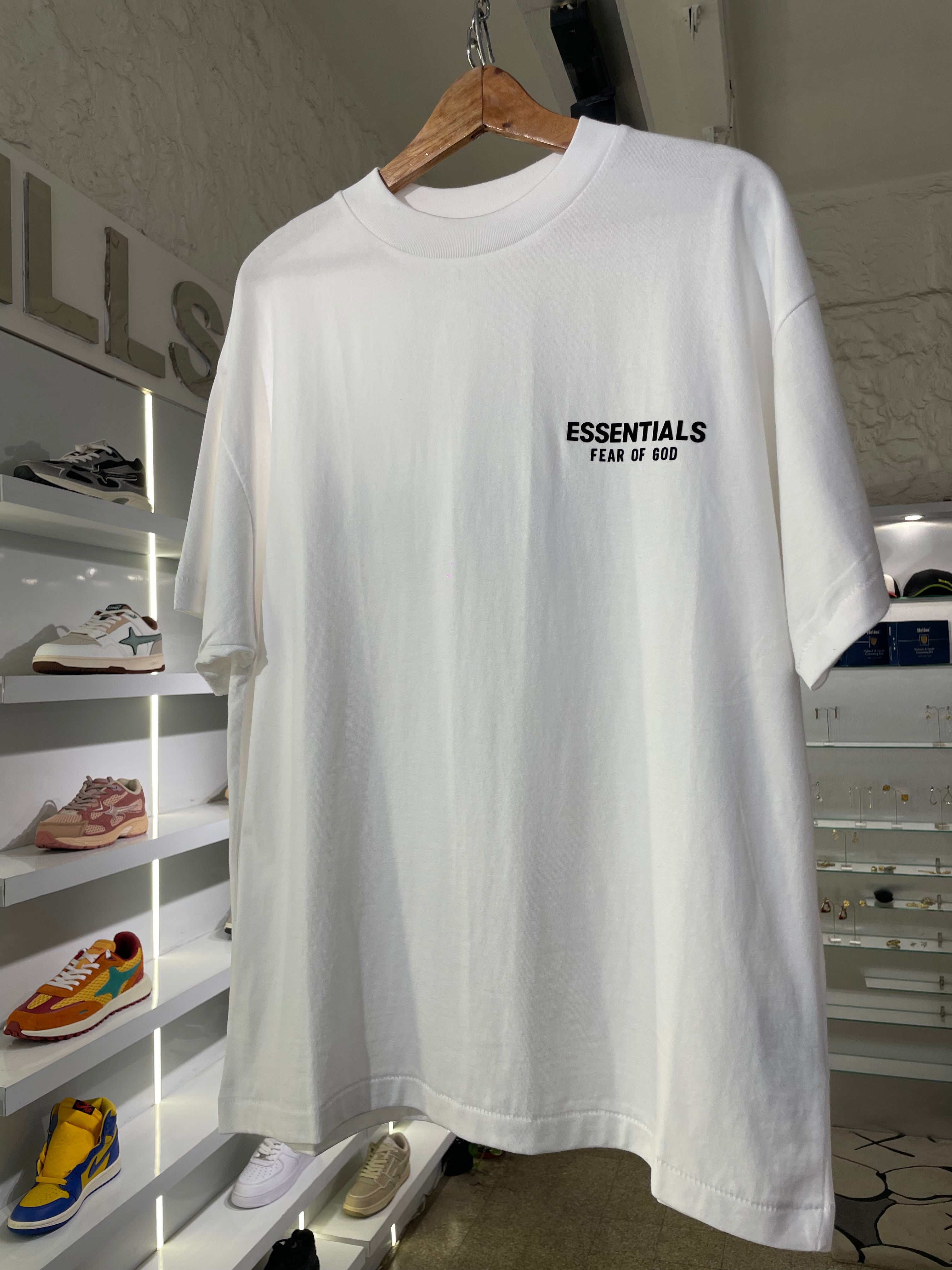 Fear of God Essentials T-Shirt SS25 White (The Vault)