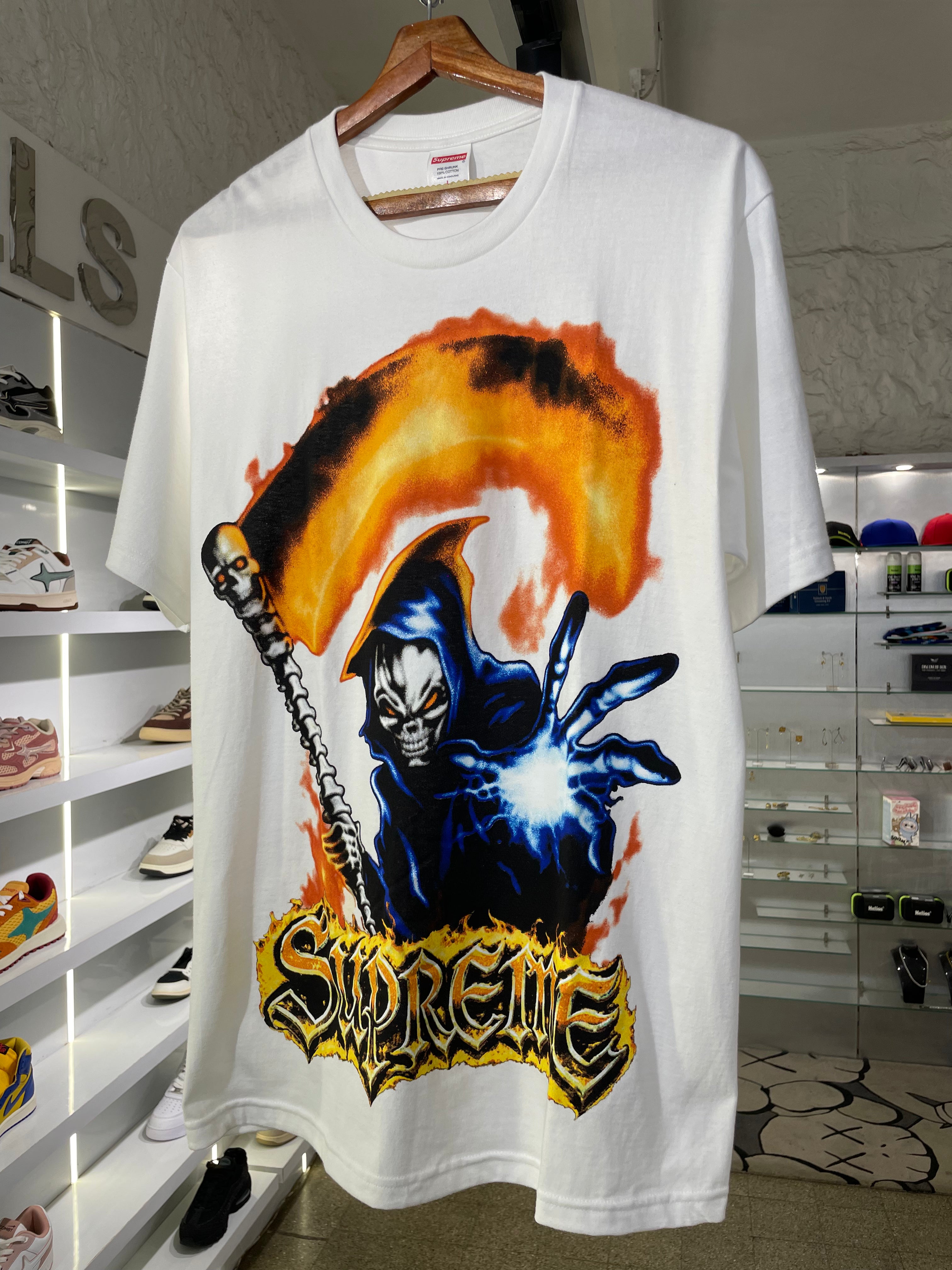 Supreme Grim Reaper T-Shirt - White (The Vault)