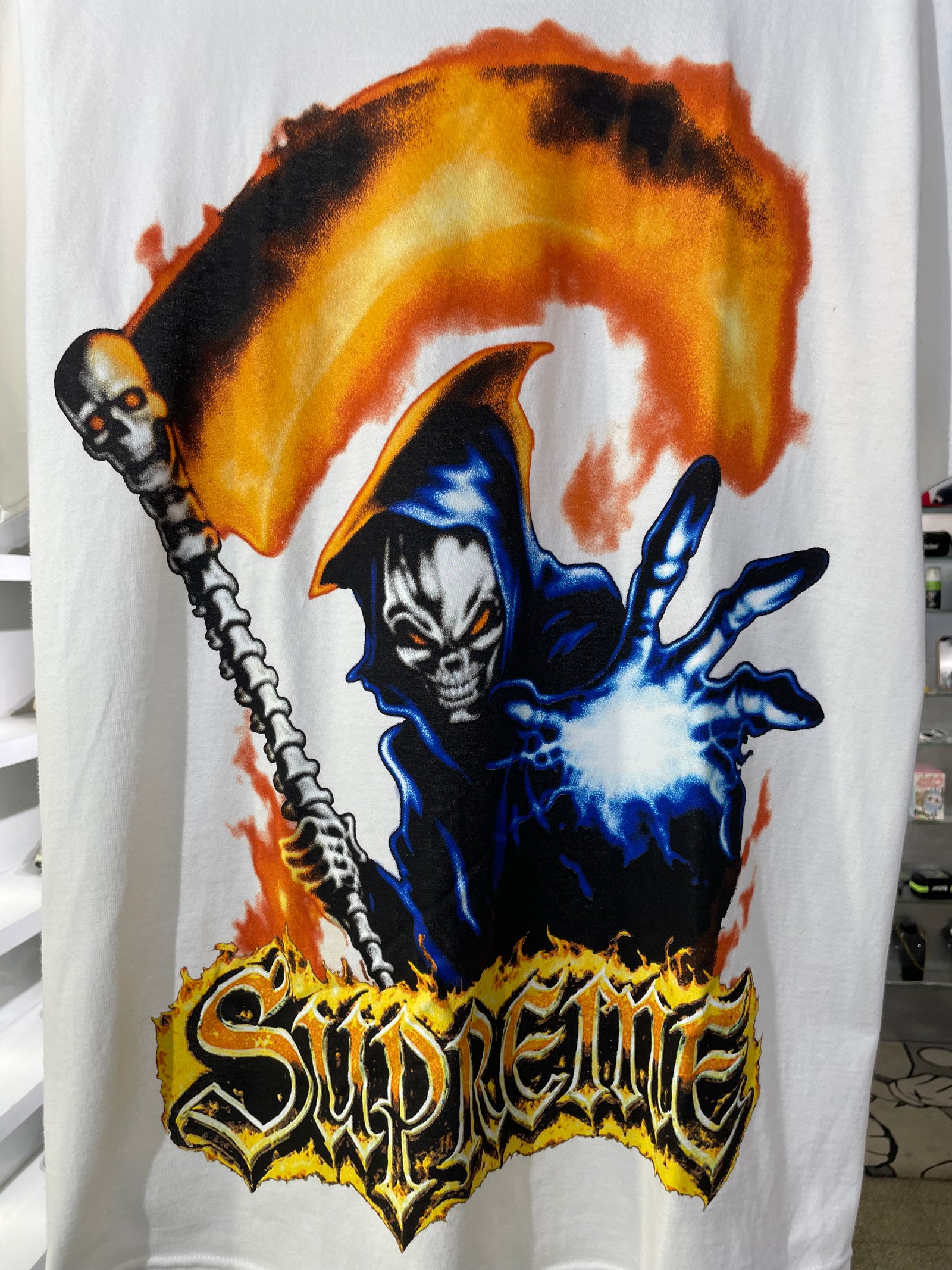 Supreme Grim Reaper T-Shirt - White