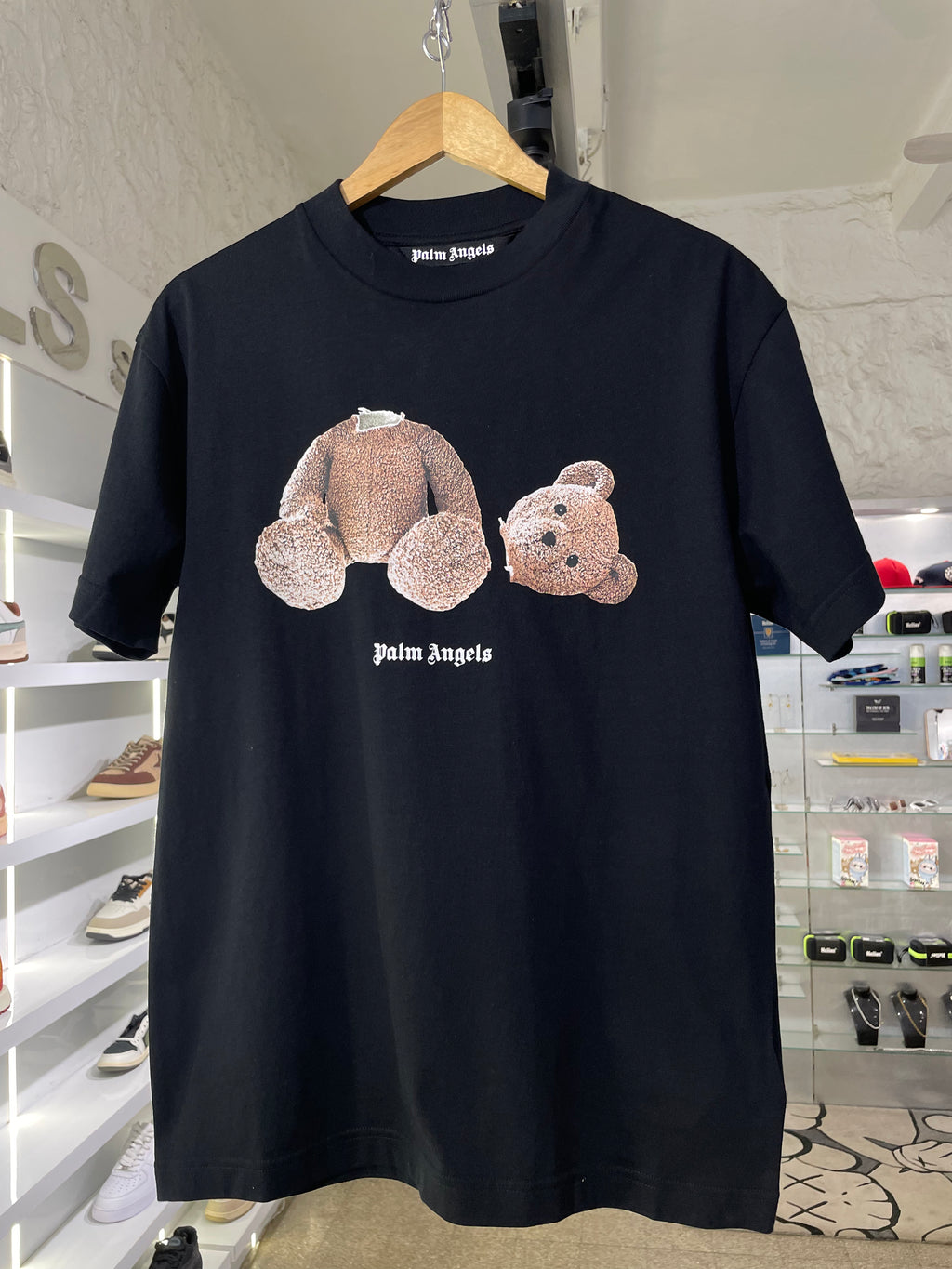 Palm Angels T-Shirt Broken Bear - Black (The Vault)
