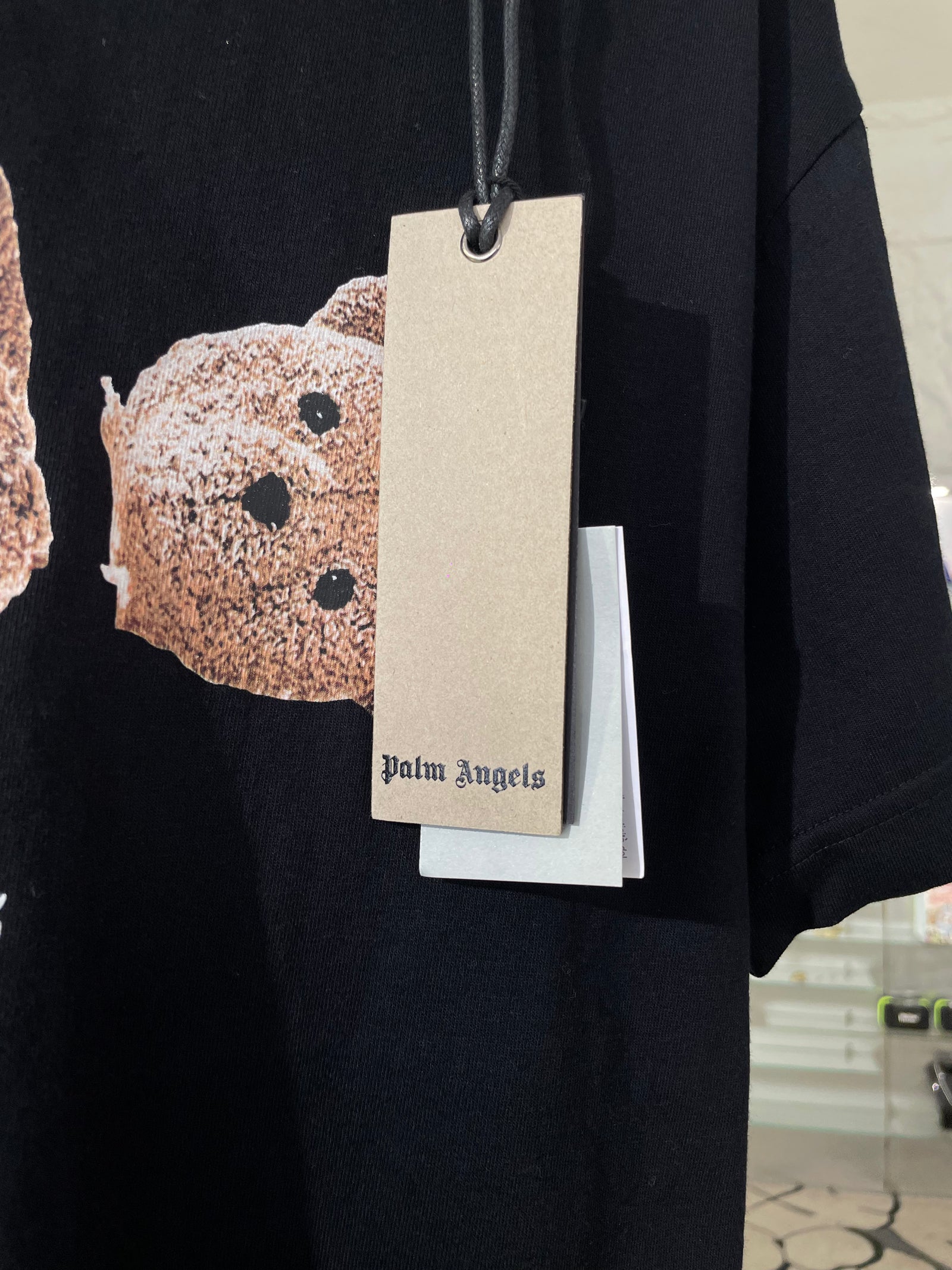 Palm Angels T-Shirt Broken Bear - Black