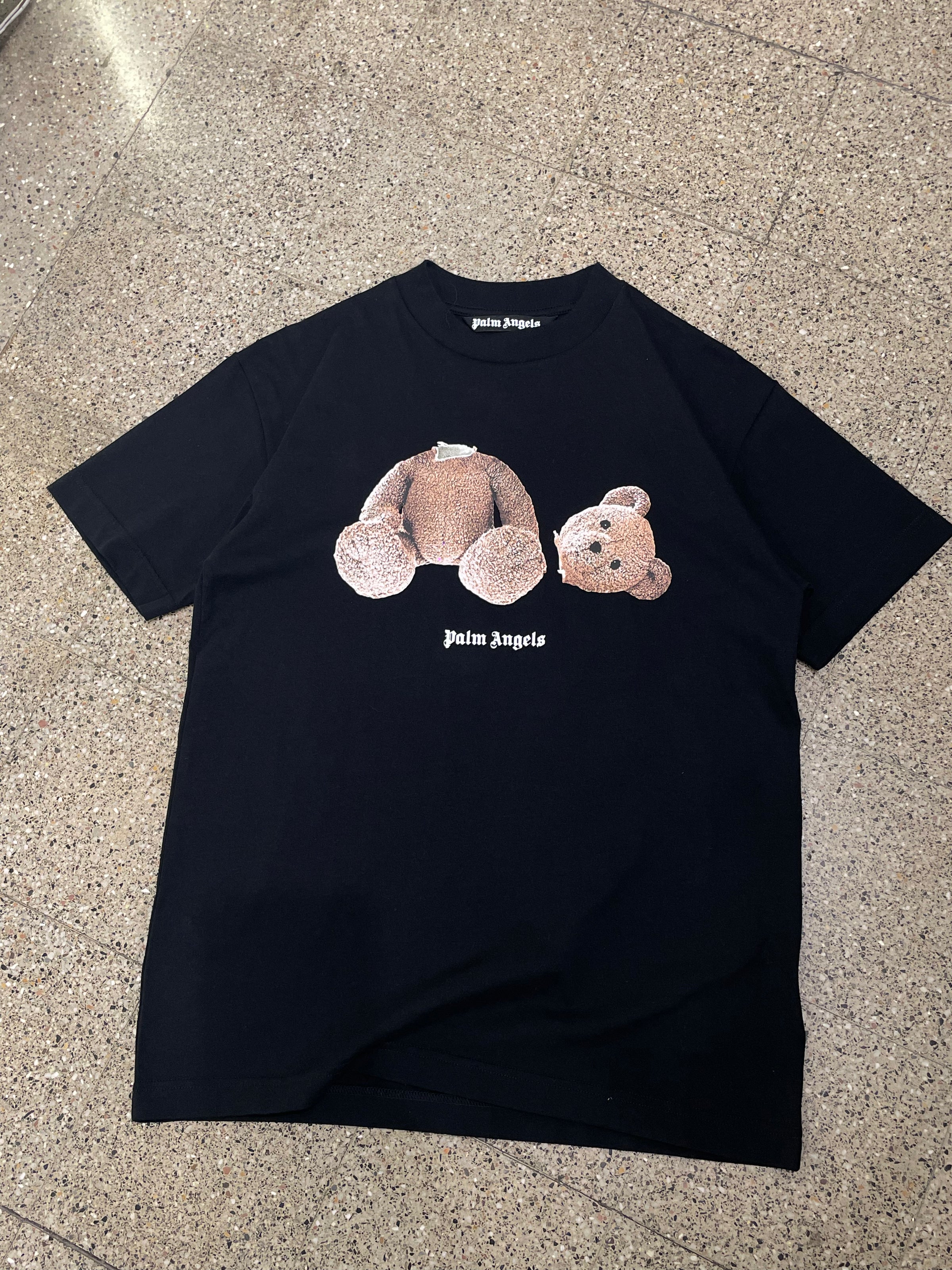 Palm Angels T-Shirt Broken Bear - Black