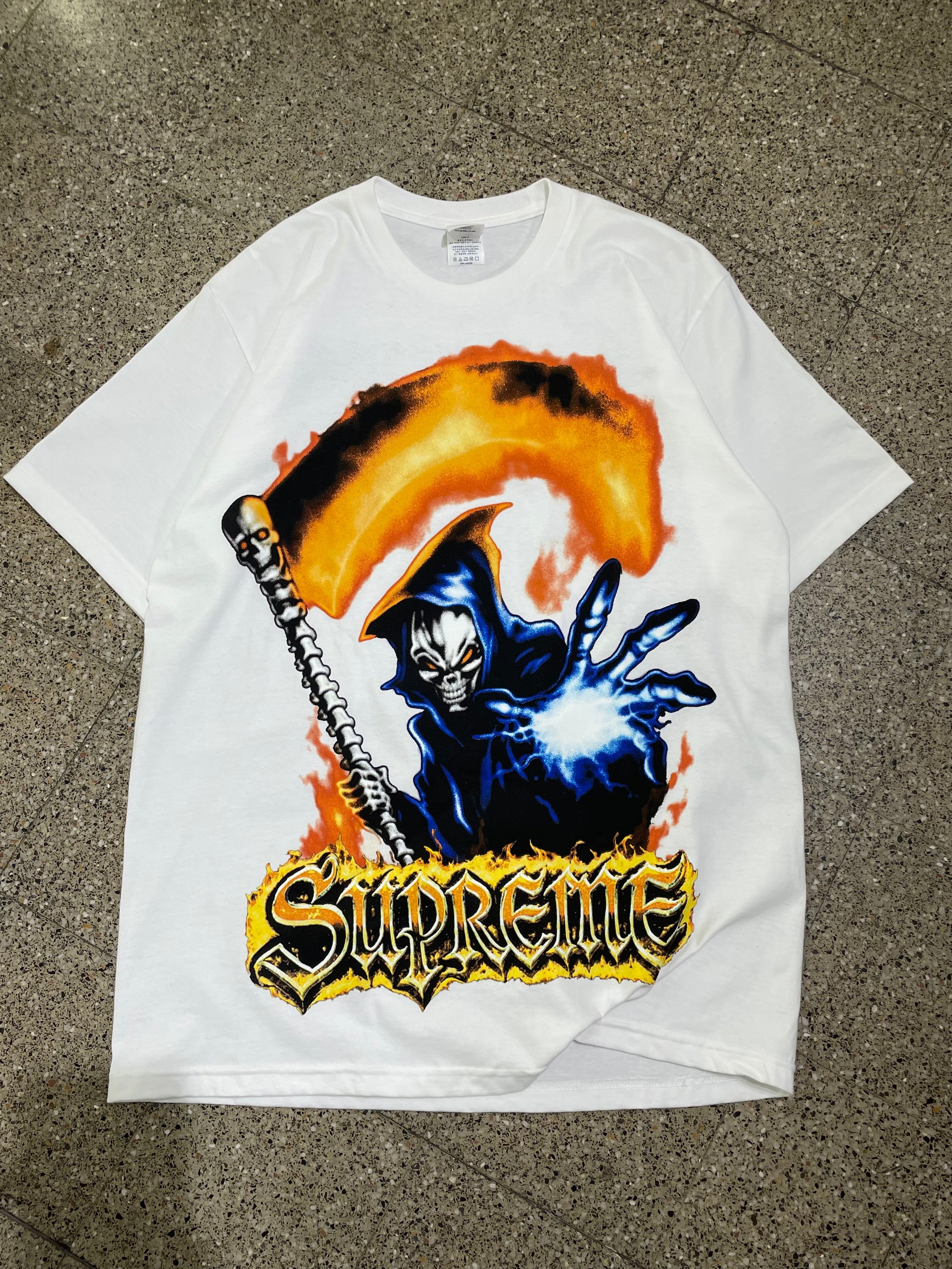 Supreme Grim Reaper T-Shirt - White