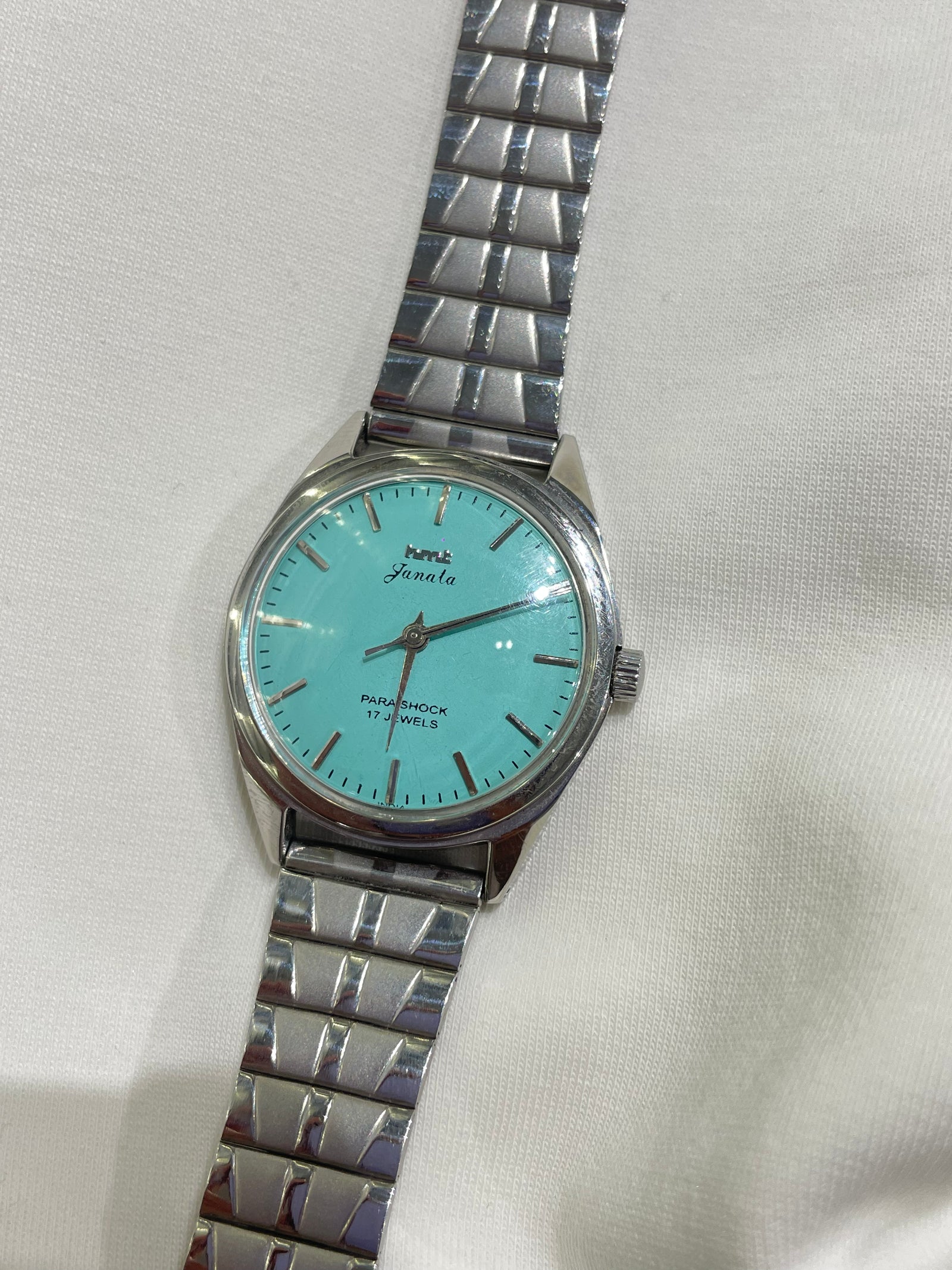 HMT Janata Mechanical - Tiffany Blue Dial