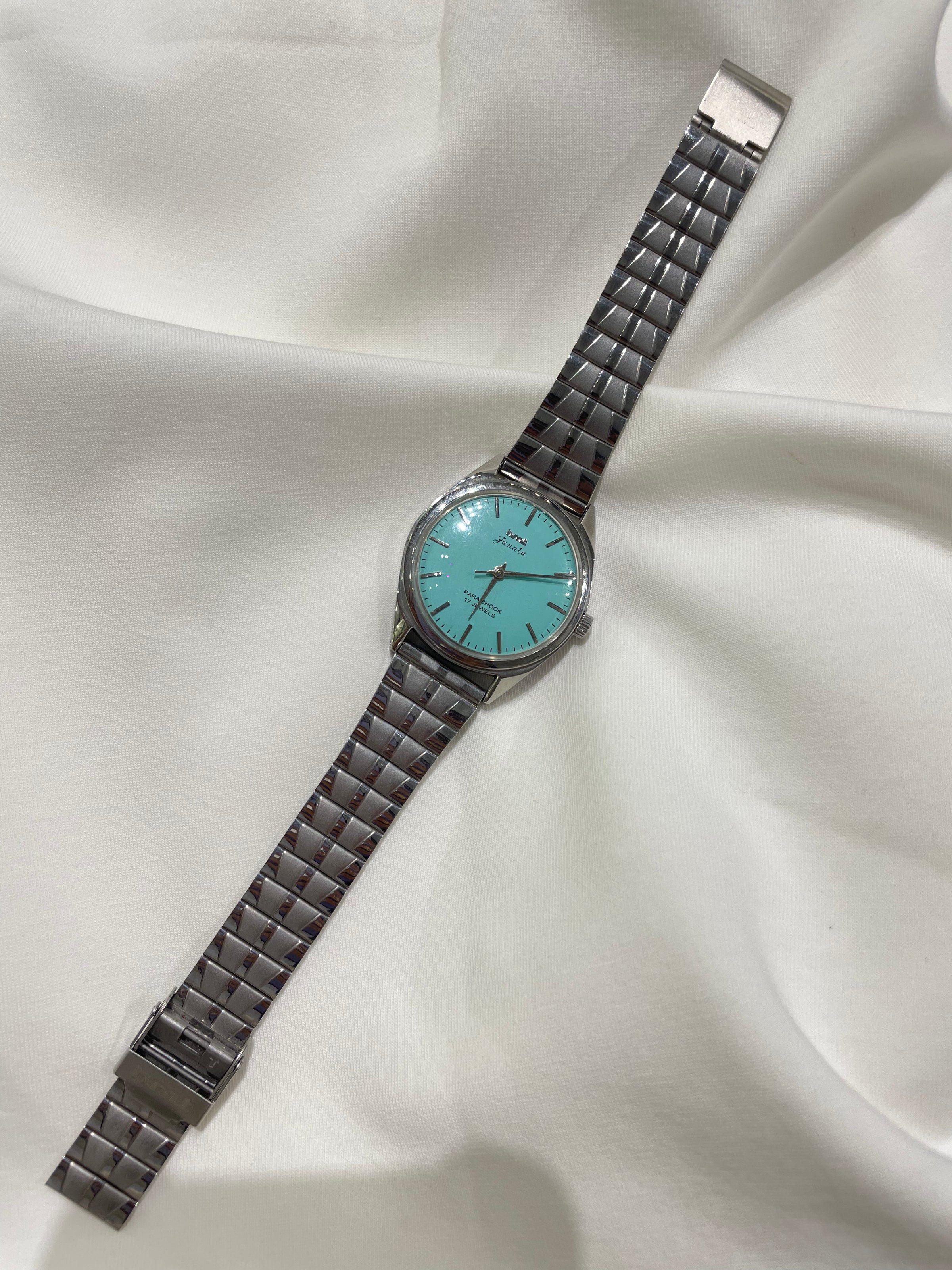 HMT Janata Mechanical - Tiffany Blue Dial