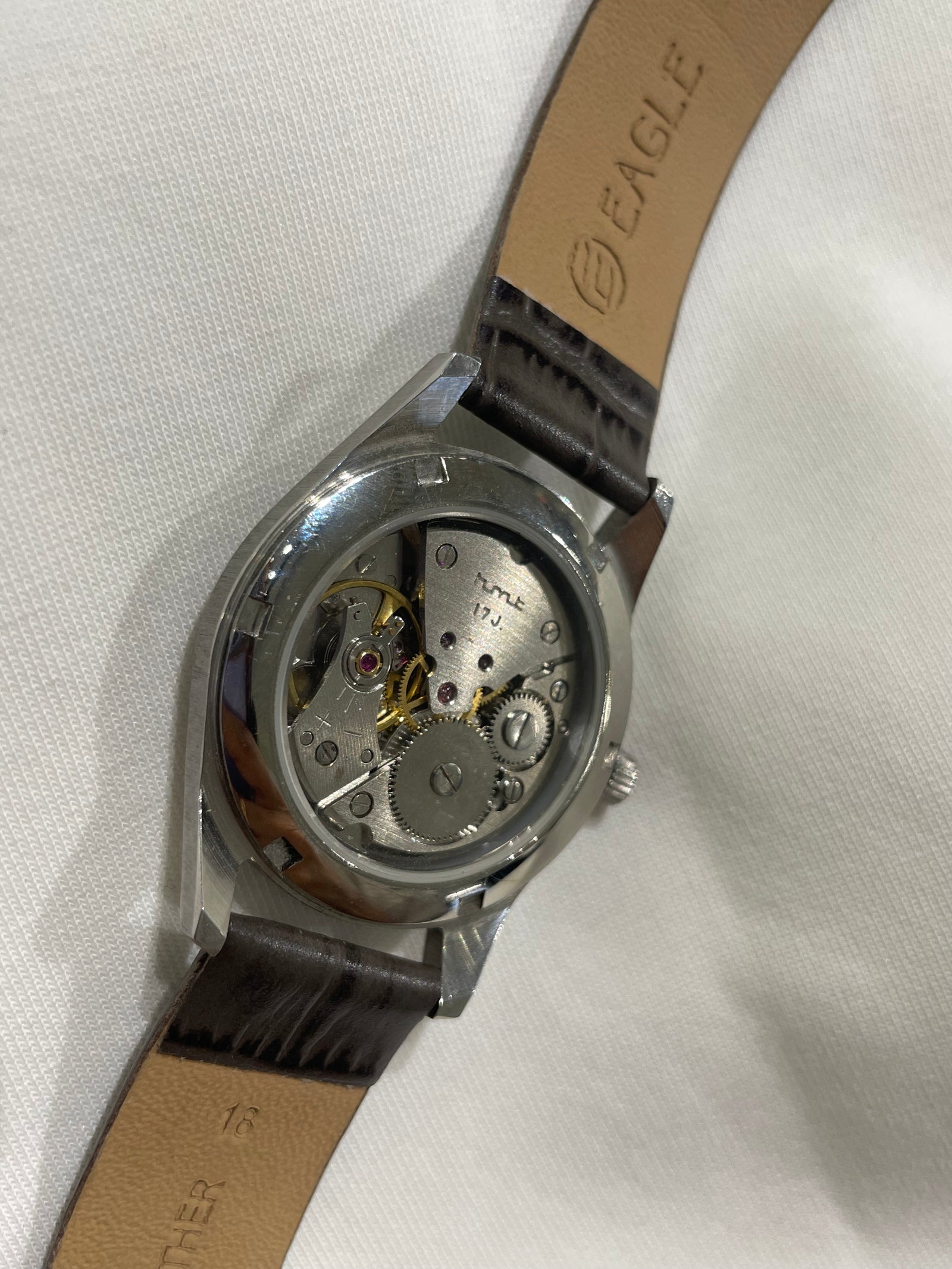 HMT Pilot Mechanical - Silver Textured Dial