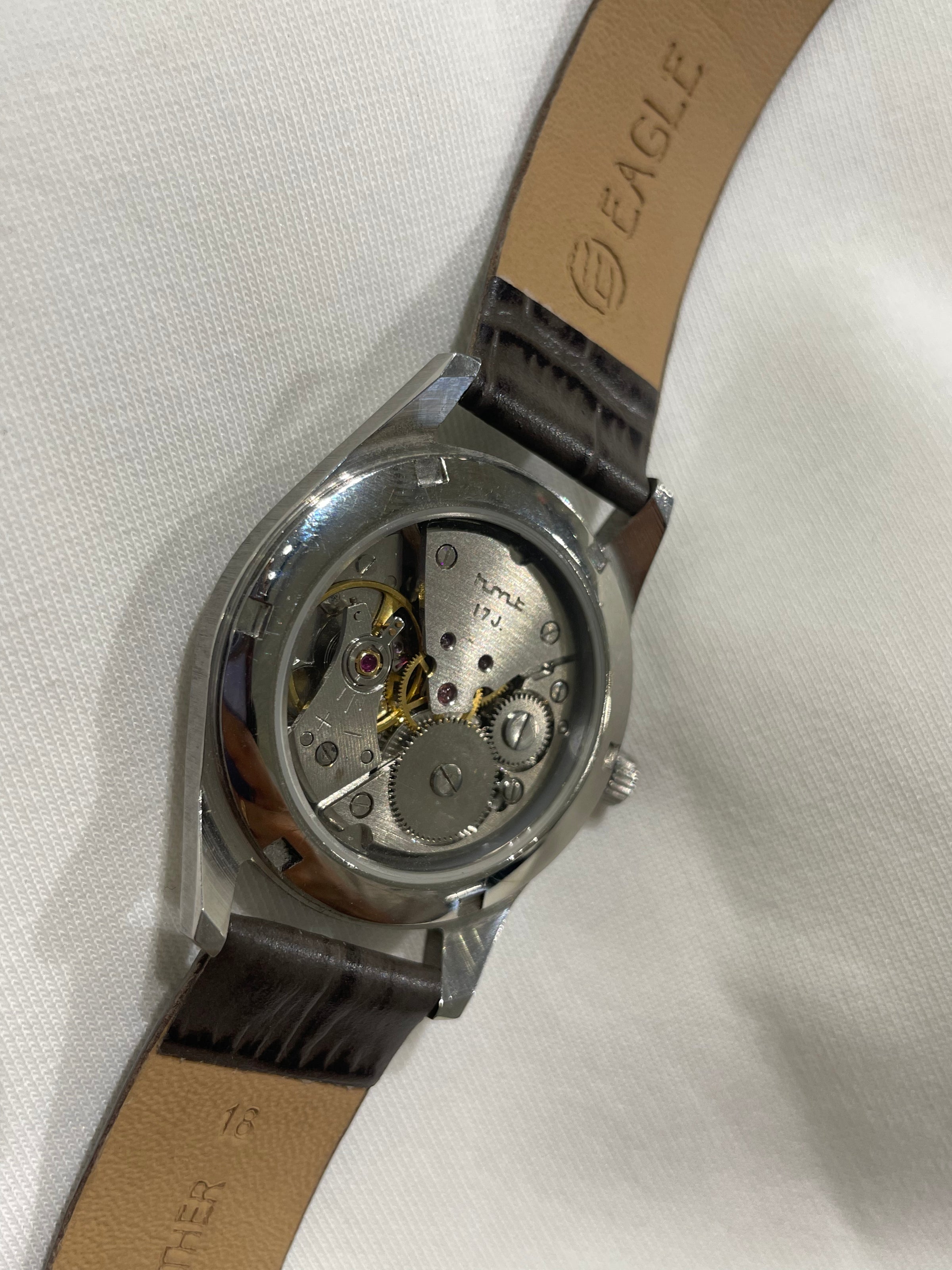 HMT Pilot Mechanical - Silver Textured Dial
