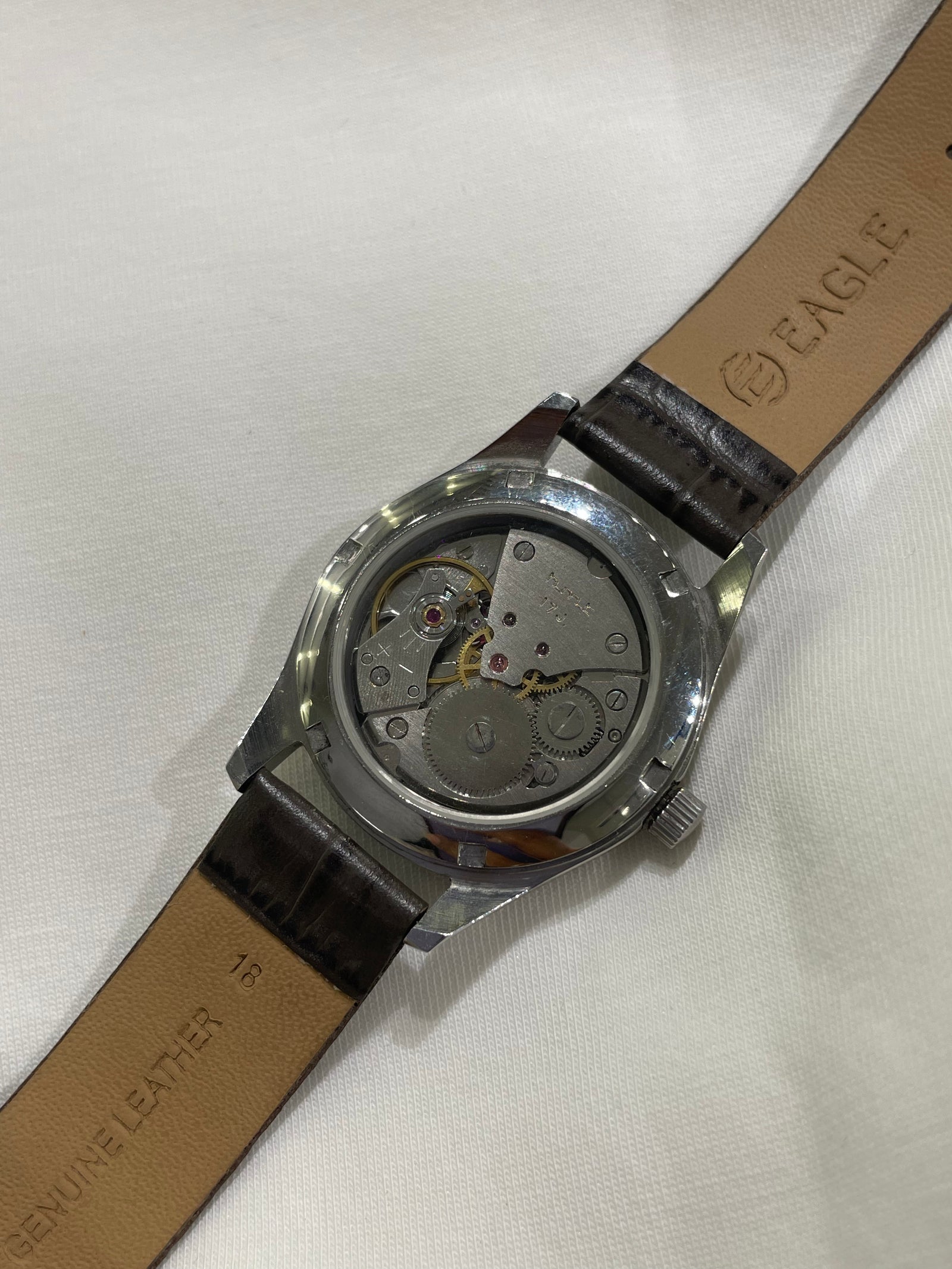 HMT Pilot Mechanical - Silver Textured Dial