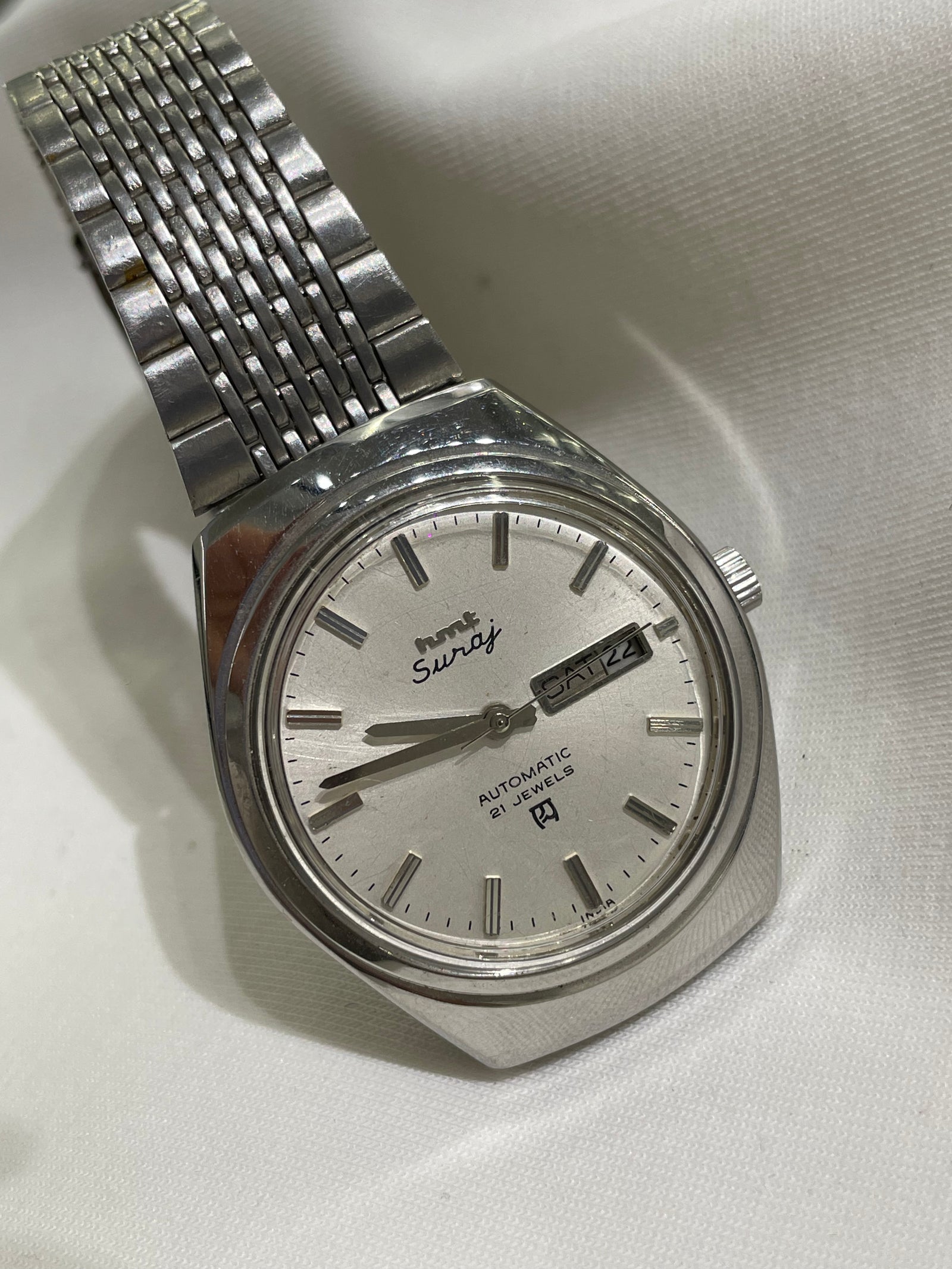 HMT Suraj Automatic - Silver Dial
