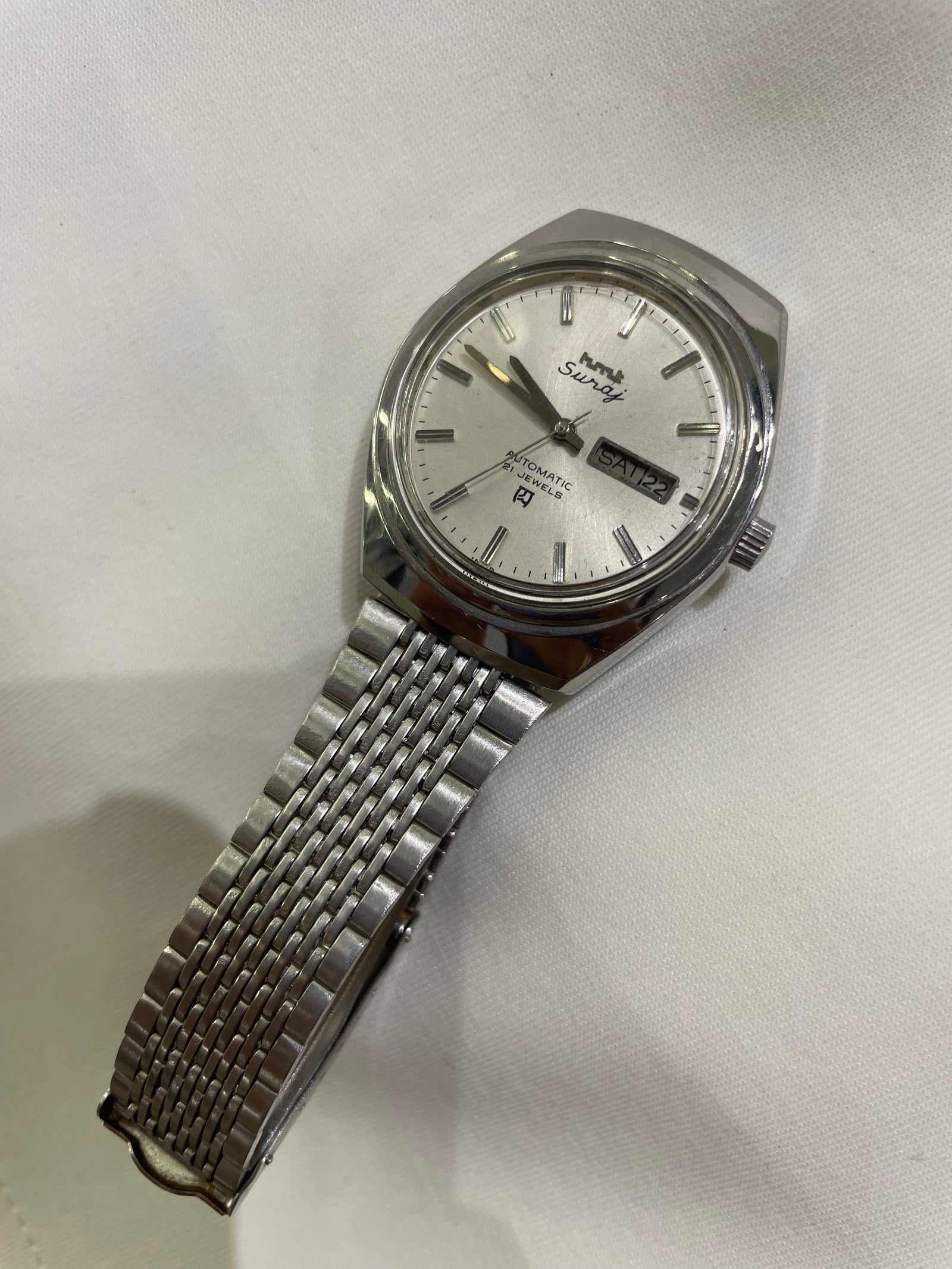 HMT Suraj Automatic - Silver Dial