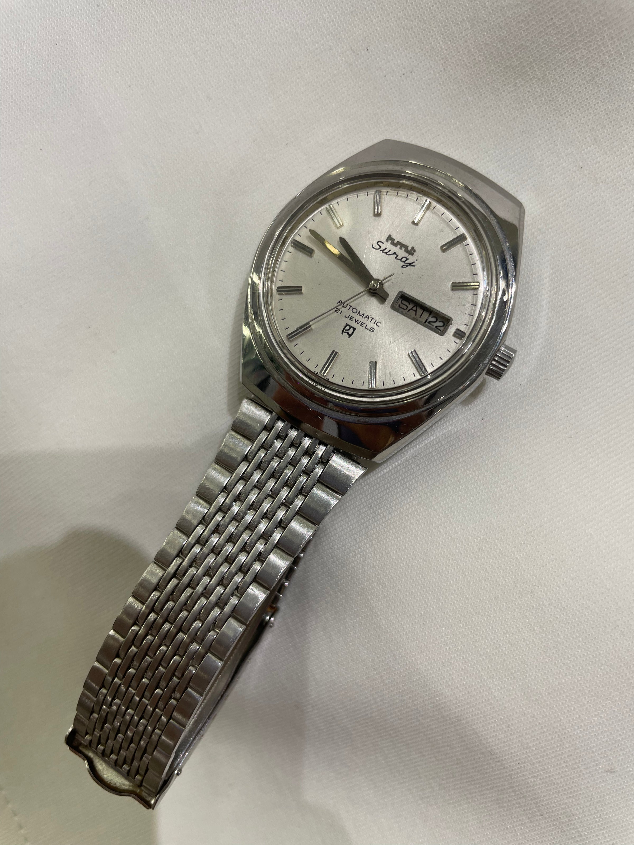 HMT Suraj Automatic - Silver Dial