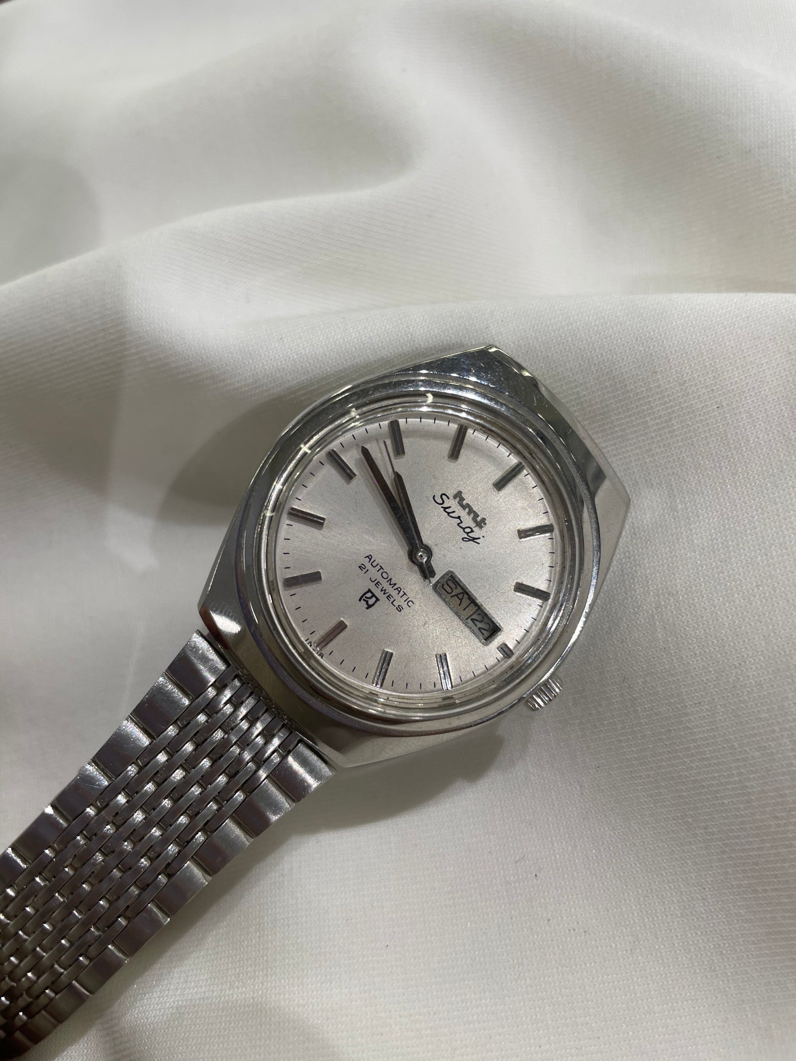 HMT Suraj Automatic - Silver Dial
