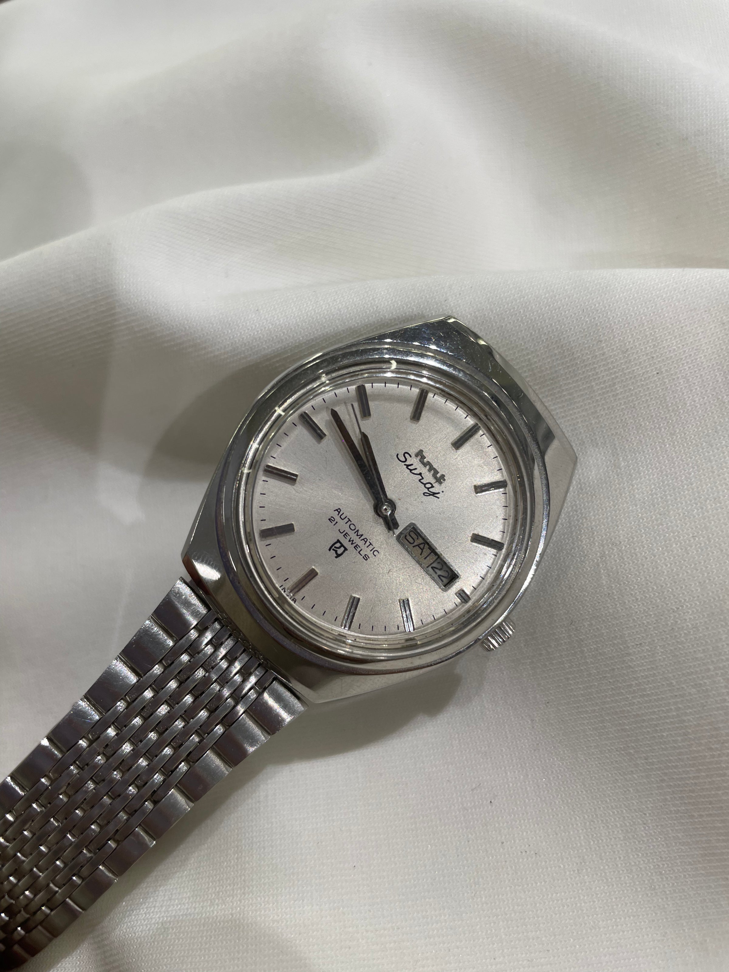 HMT Suraj Automatic - Silver Dial
