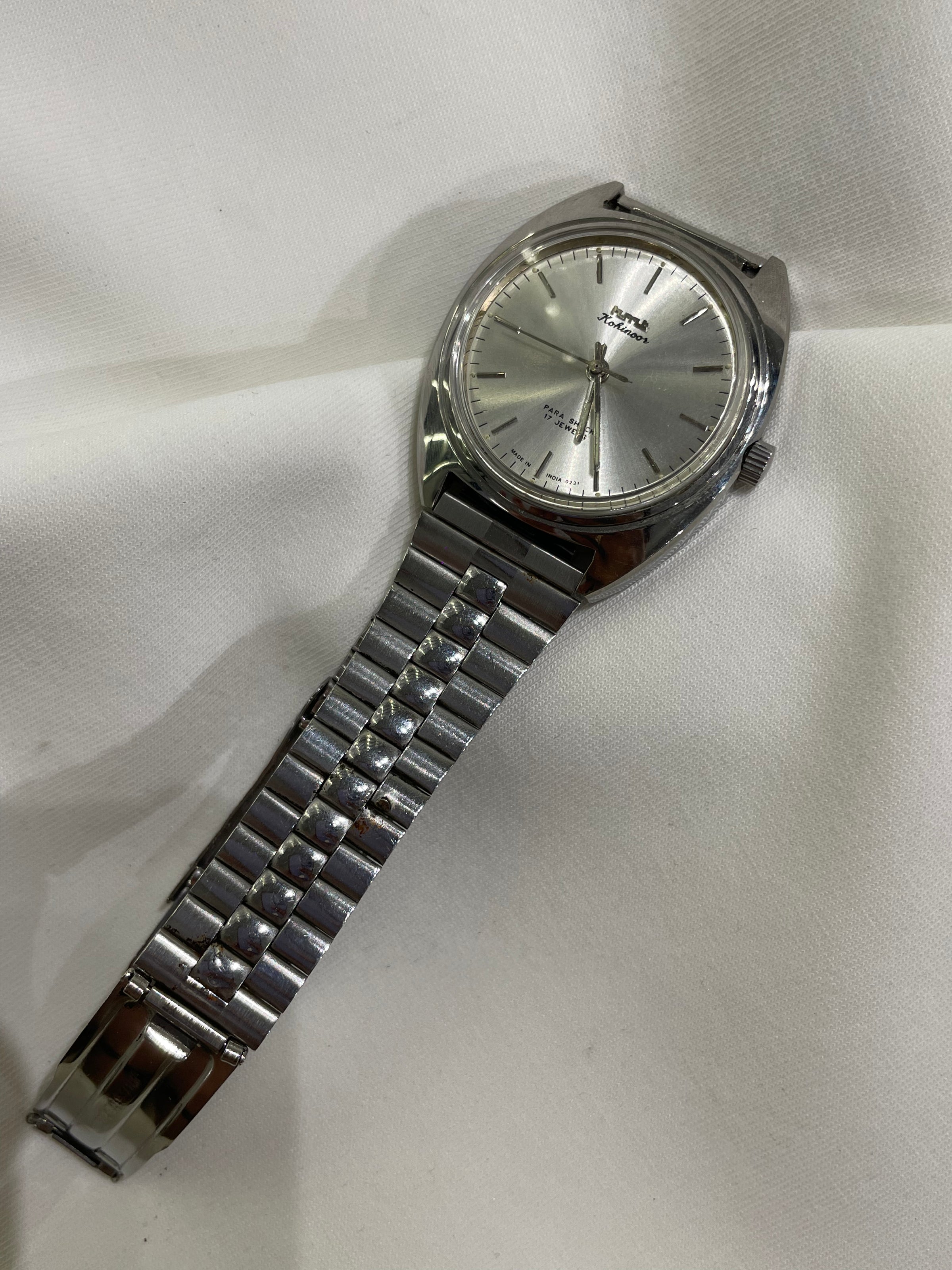 HMT Kohinoor Mechanical Watch - Silver Dial