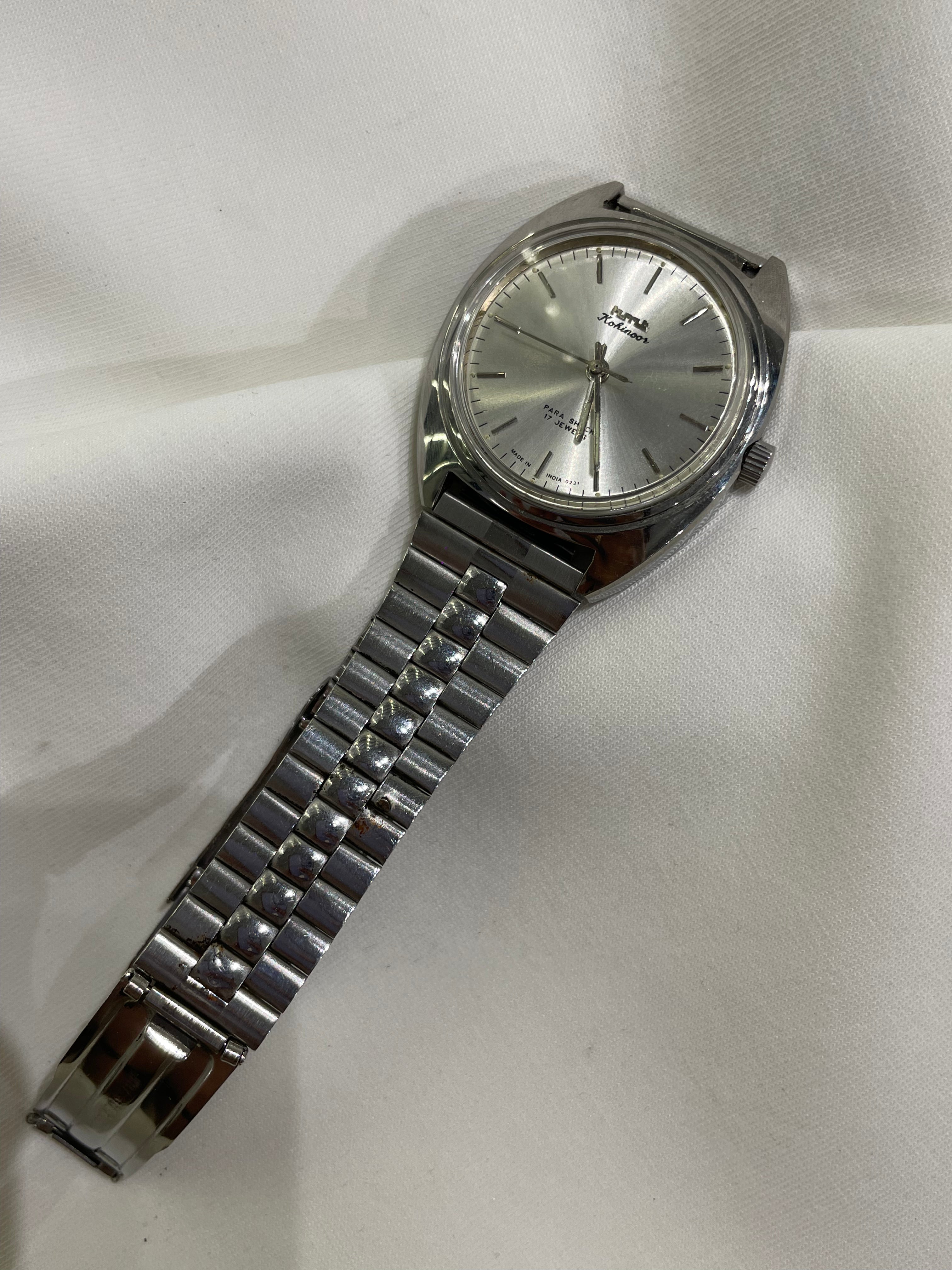 HMT Kohinoor Mechanical Watch - Silver Dial