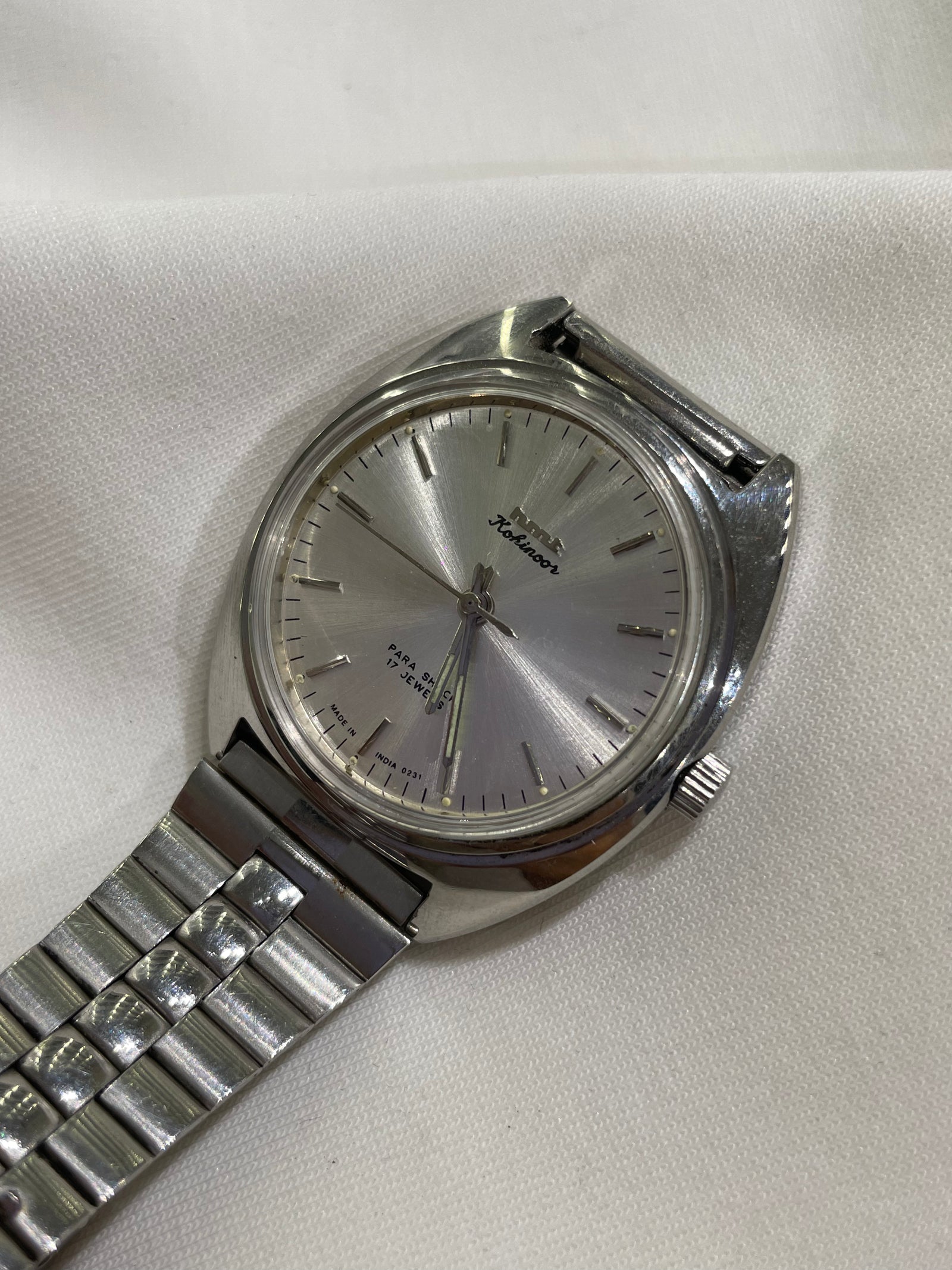HMT Kohinoor Mechanical Watch - Silver Dial