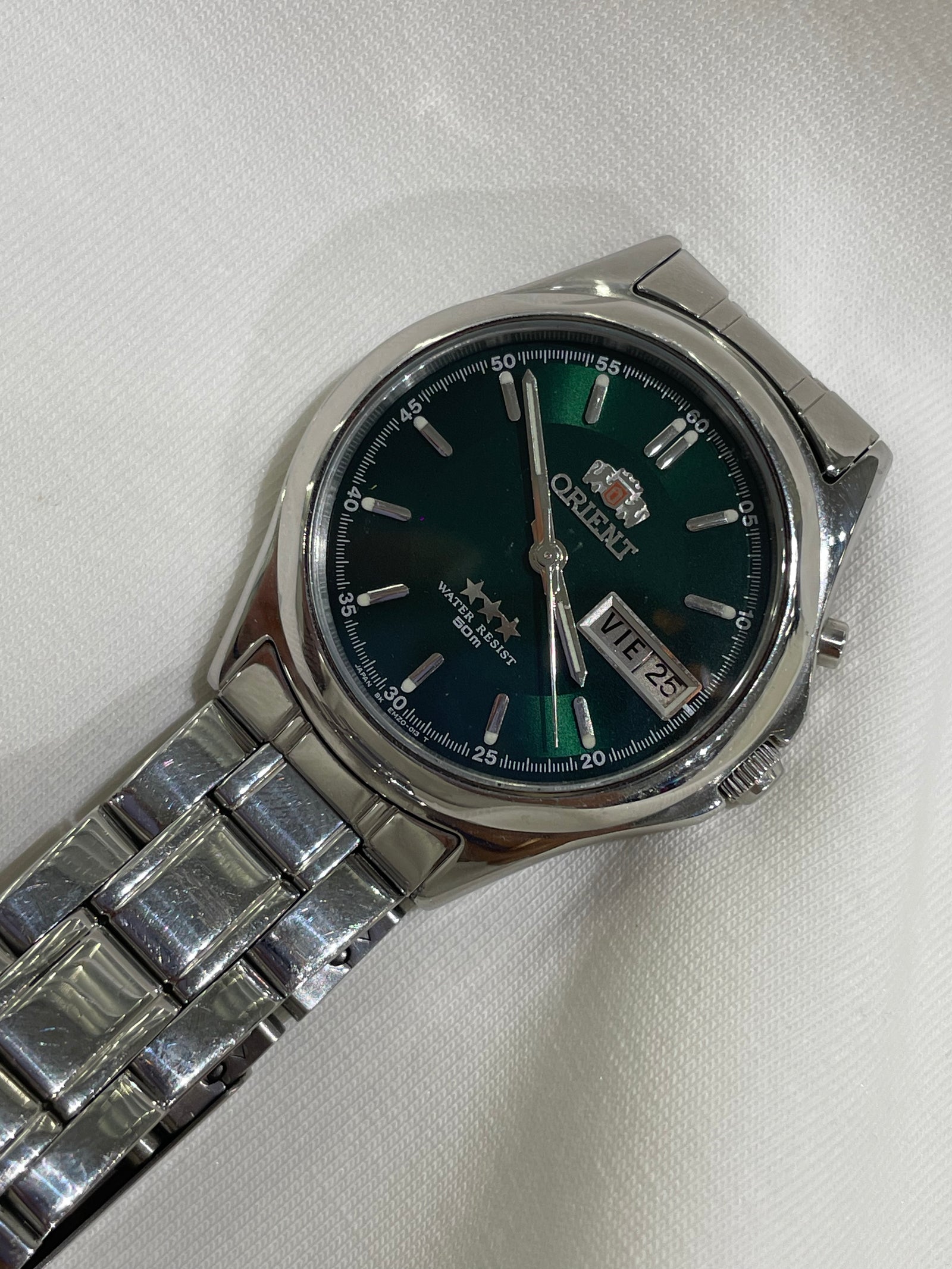 Orient "3 Stars" (Tristar) Automatic - Emerald Green Sunburst Dial