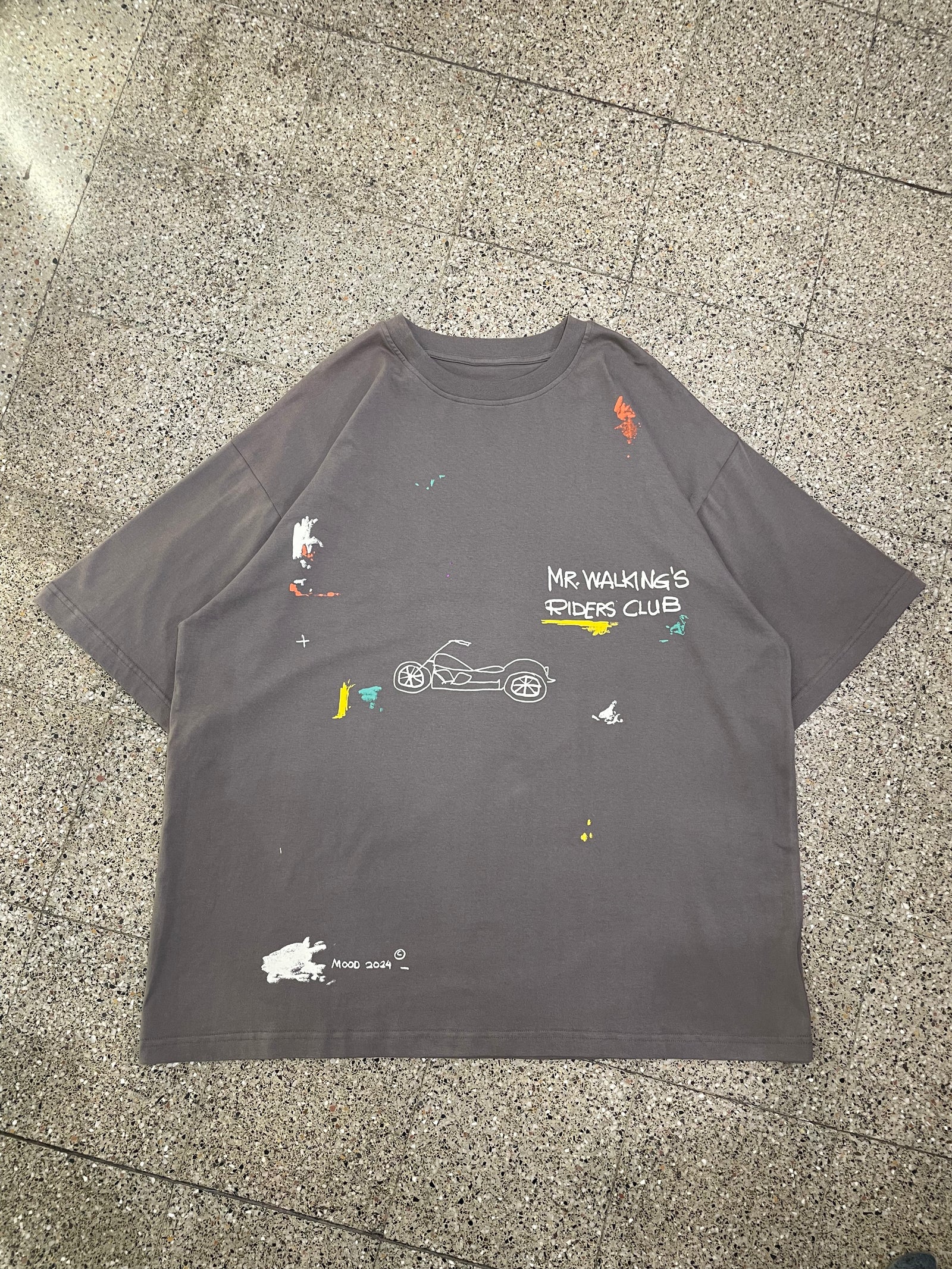 Jaywalking Oversized Brown T-Shirt - Rider's Club