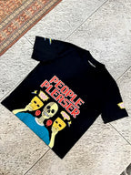 FakeButReal People Pleaser Black Oversize T-Shirt