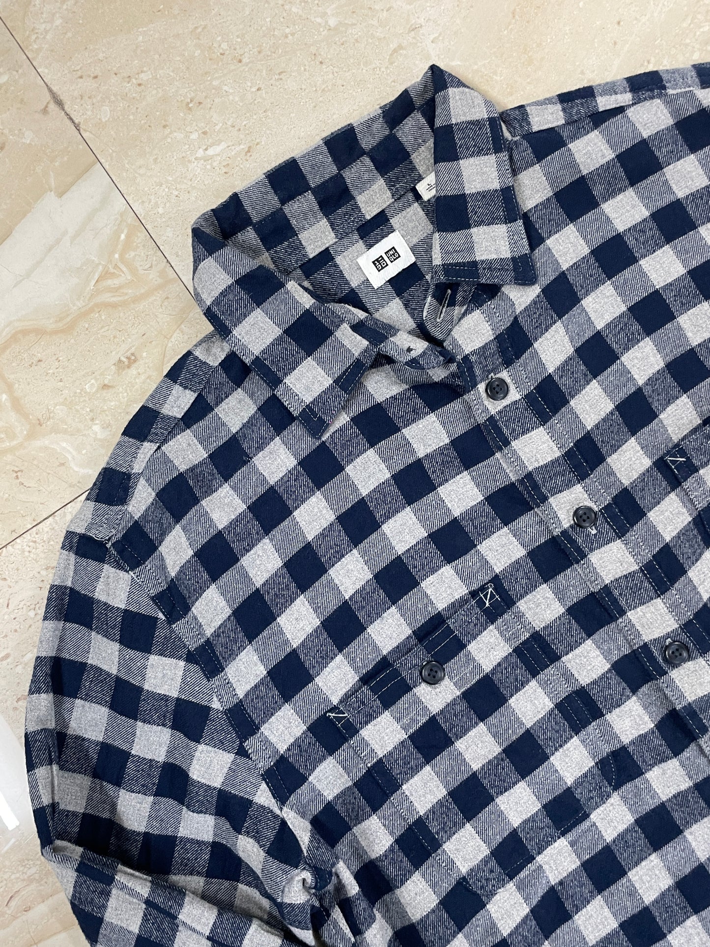 Uniqlo Checkered Flannel Shirt