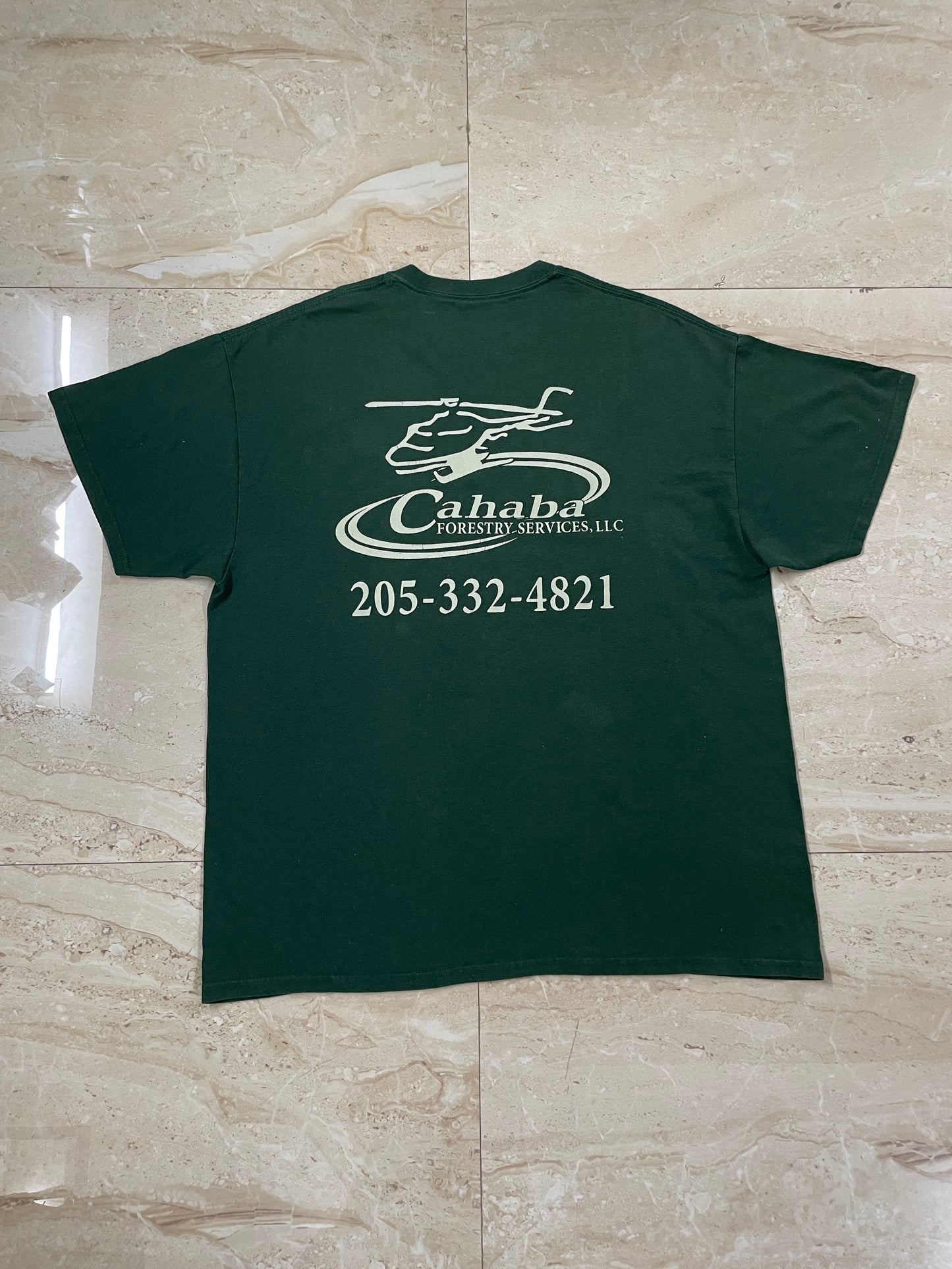 Gildan Vintage Bottle Green T-Shirt