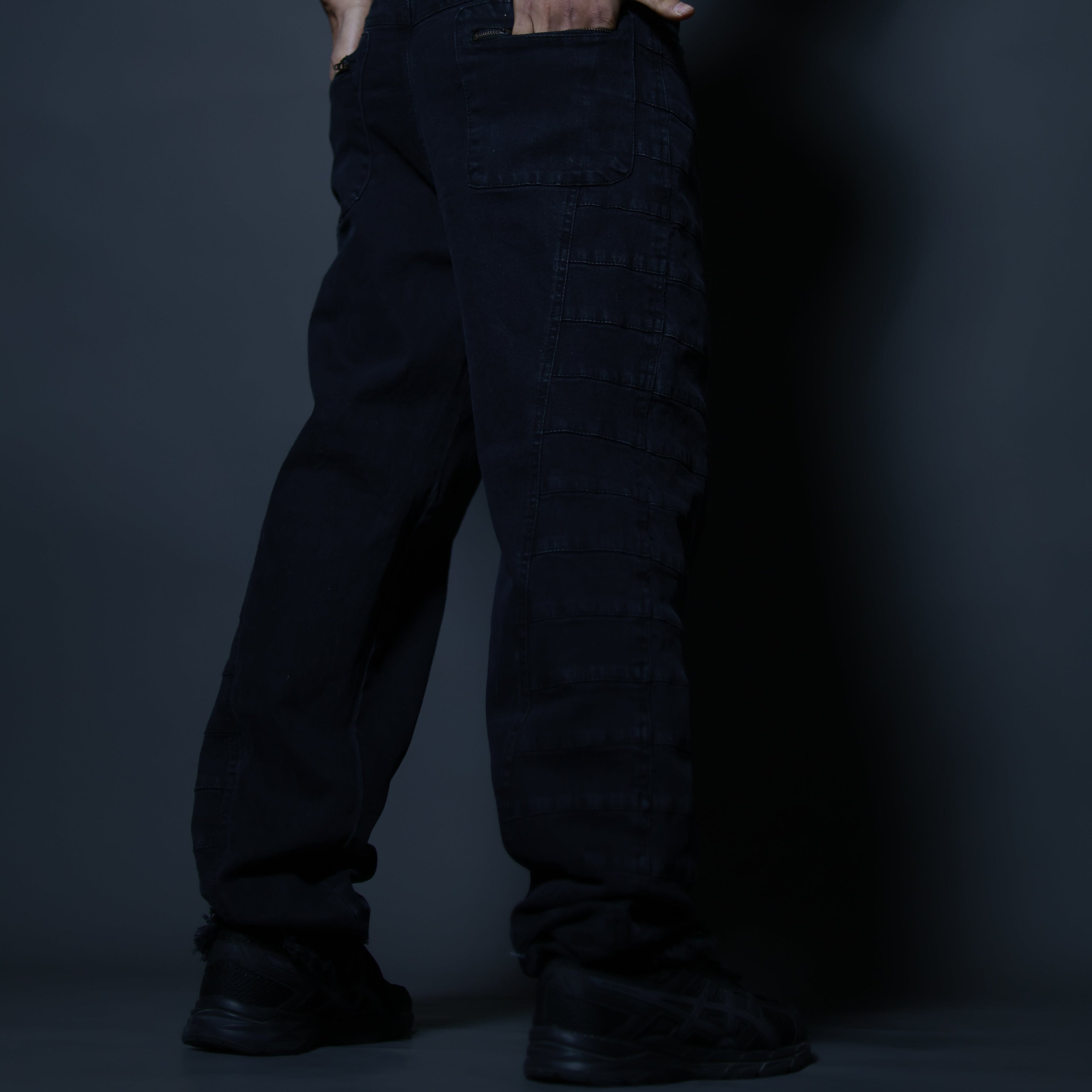 Anarchist Grey Panel Denim