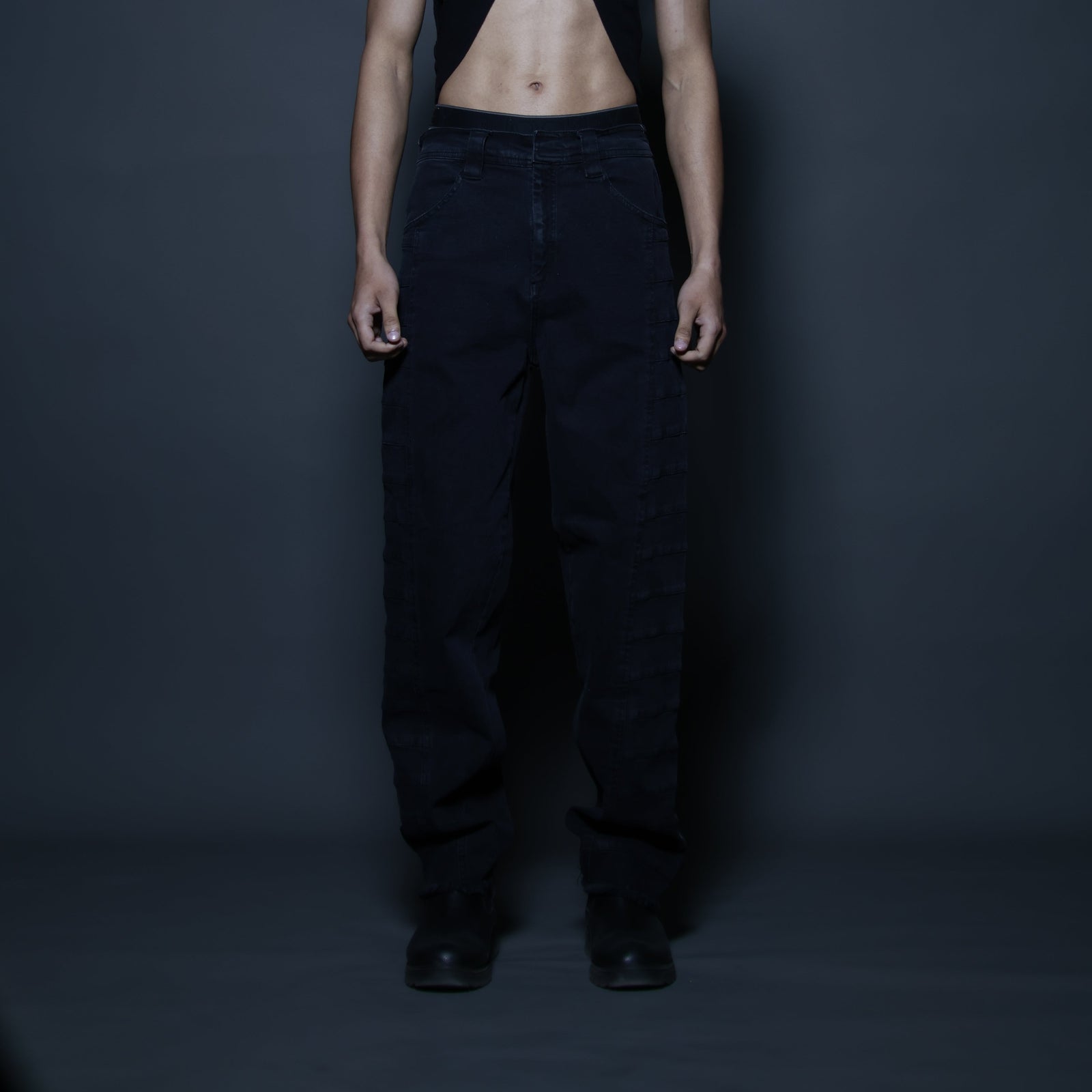 Anarchist Grey Panel Denim