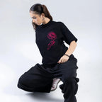 Off Sinners Oversized T-Shirt Black - Move Over Roses