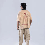 Oversized T-Shirt Sand Washed - Wanderlust