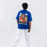 Oversized T-Shirt Blue - Play Metal