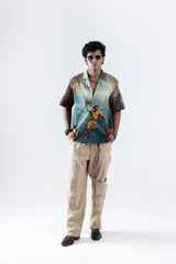 Oversized Cuban Collar Shirt - Court of Chaos