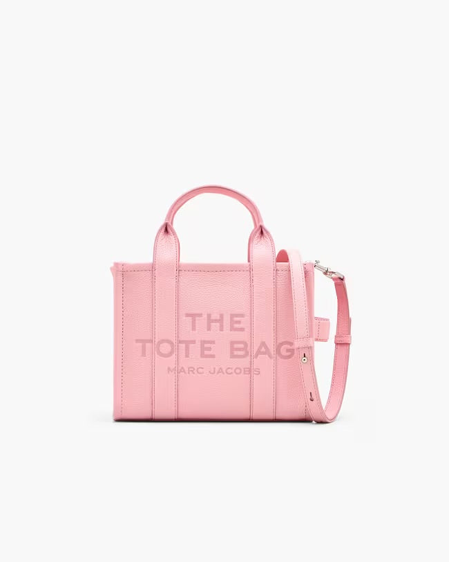 Marc Jacobs The Leather Small Tote Bag - Ribbon Pink
