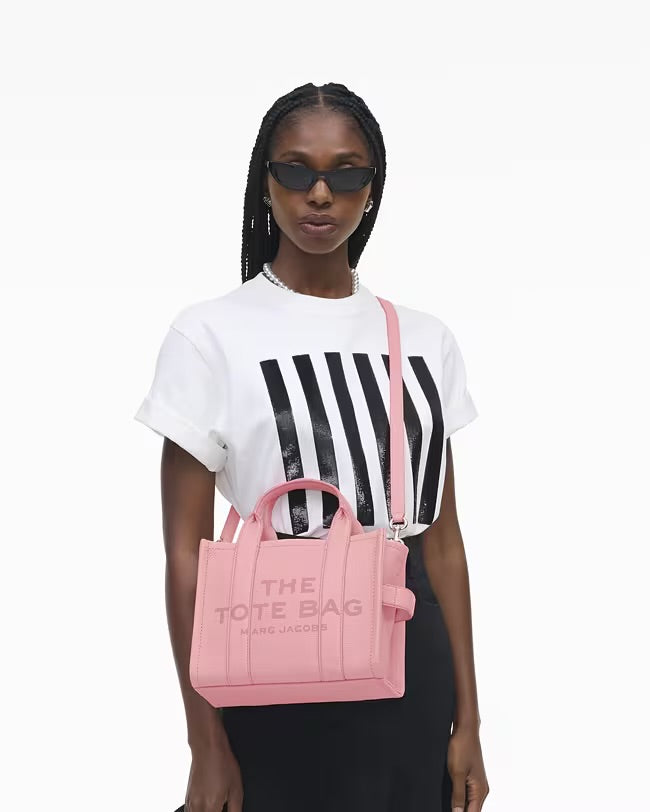 Marc Jacobs The Leather Small Tote Bag - Ribbon Pink