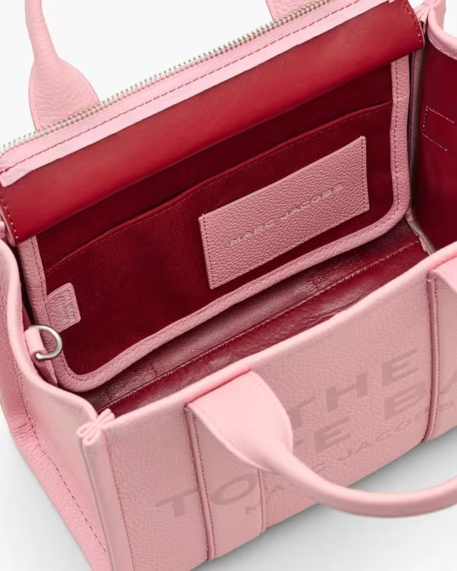 Marc Jacobs The Leather Small Tote Bag - Ribbon Pink