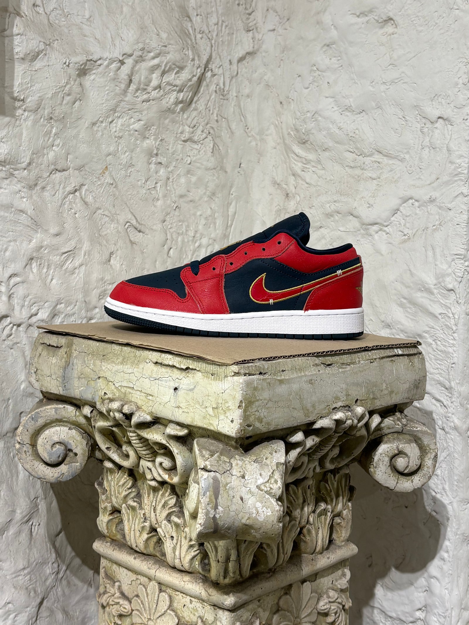 Air Jordan 1 Low Armory Navy Sport Red