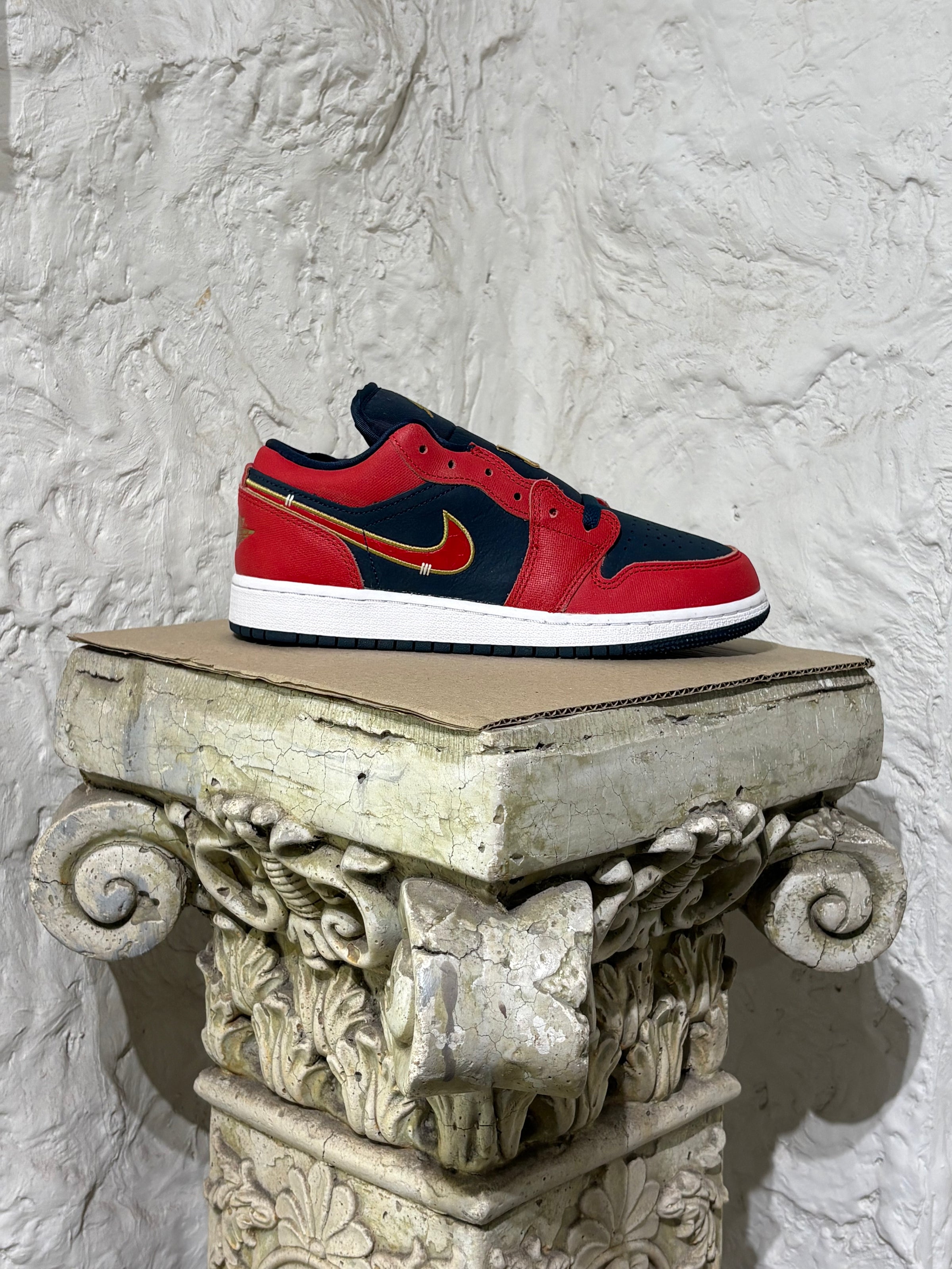 Air Jordan 1 Low Armory Navy Sport Red